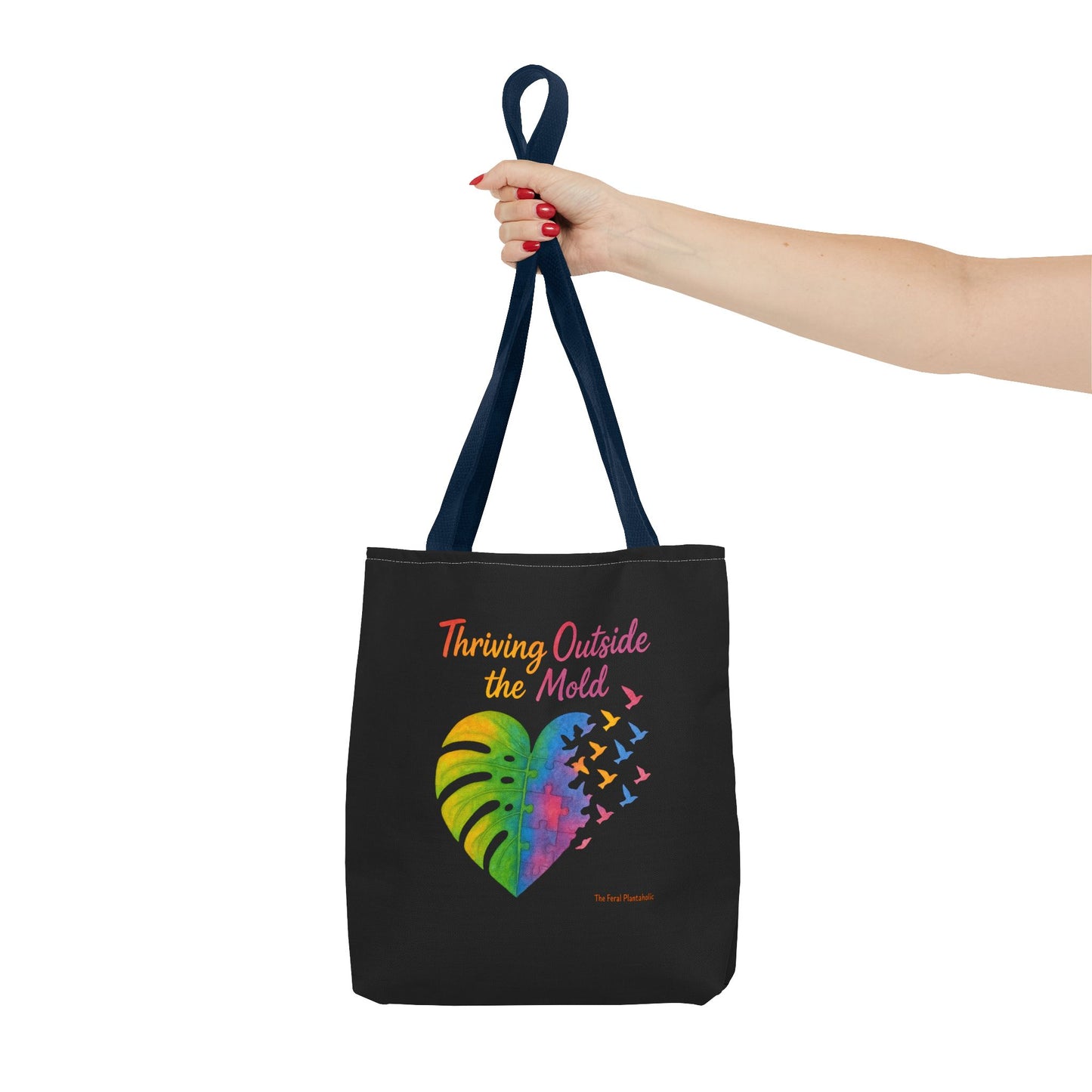 Vibrant Motivational Tote Bag | Thriving Outside the Mold | Eco-Friendly Bag, Inspirational Gift, Beach Tote, Everyday Carryall