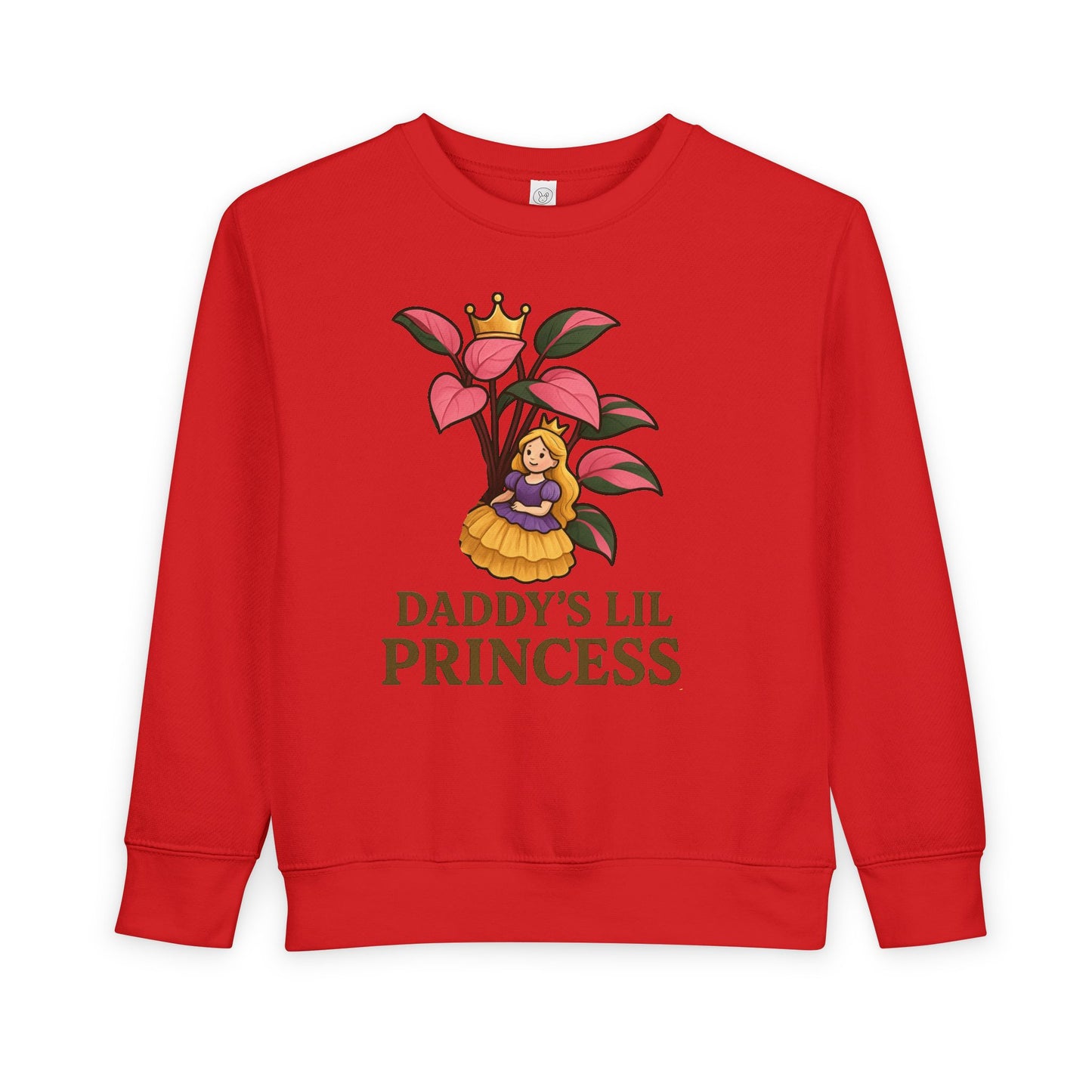 Toddler Sweatshirt - Daddy's Lil Princess, Cute Kids Sweatshirt, Toddler Gifts, Birthday Apparel, Little Princess Outfit, Baby Shower Gift
