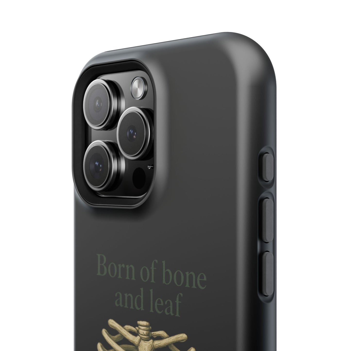 Born of Bone and Leaf Phone Case — Impact-Resistant iPhone Cover