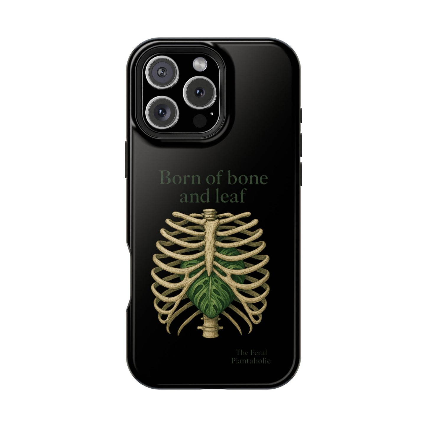 Born of Bone and Leaf Phone Case — Impact-Resistant iPhone Cover