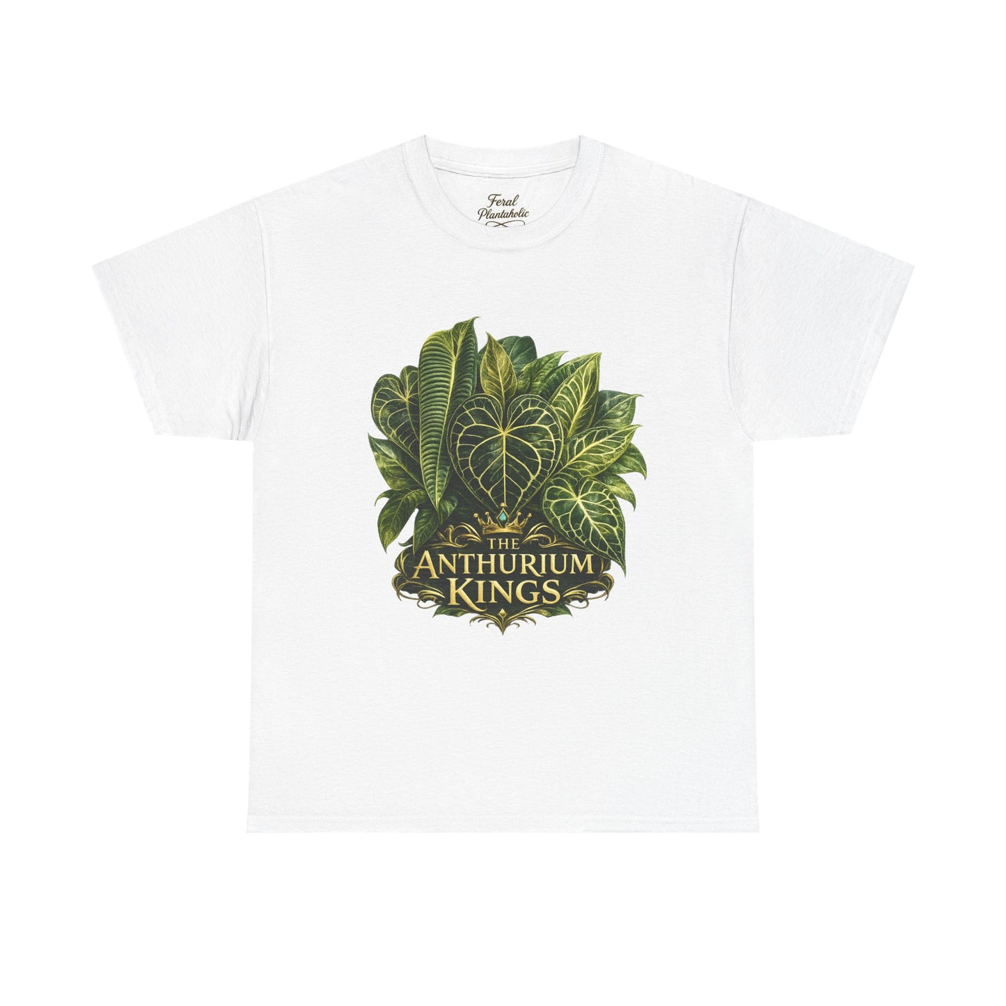Anthurium Kings Tee — Botanical Green Leaf Plant Lover T-Shirt