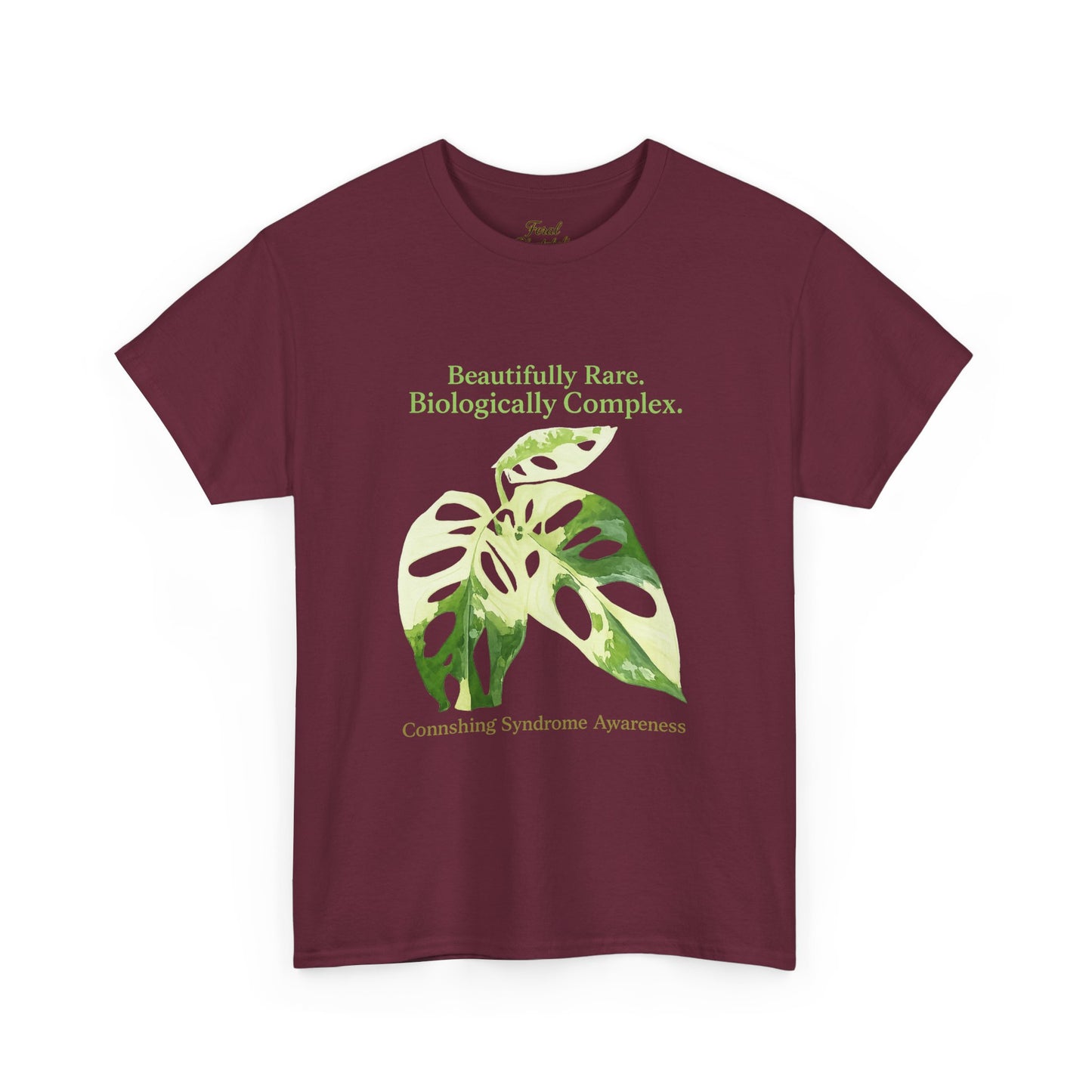 Monstera 'Beautifully Rare' Awareness Tee — Cornelia de Lange Syndrome