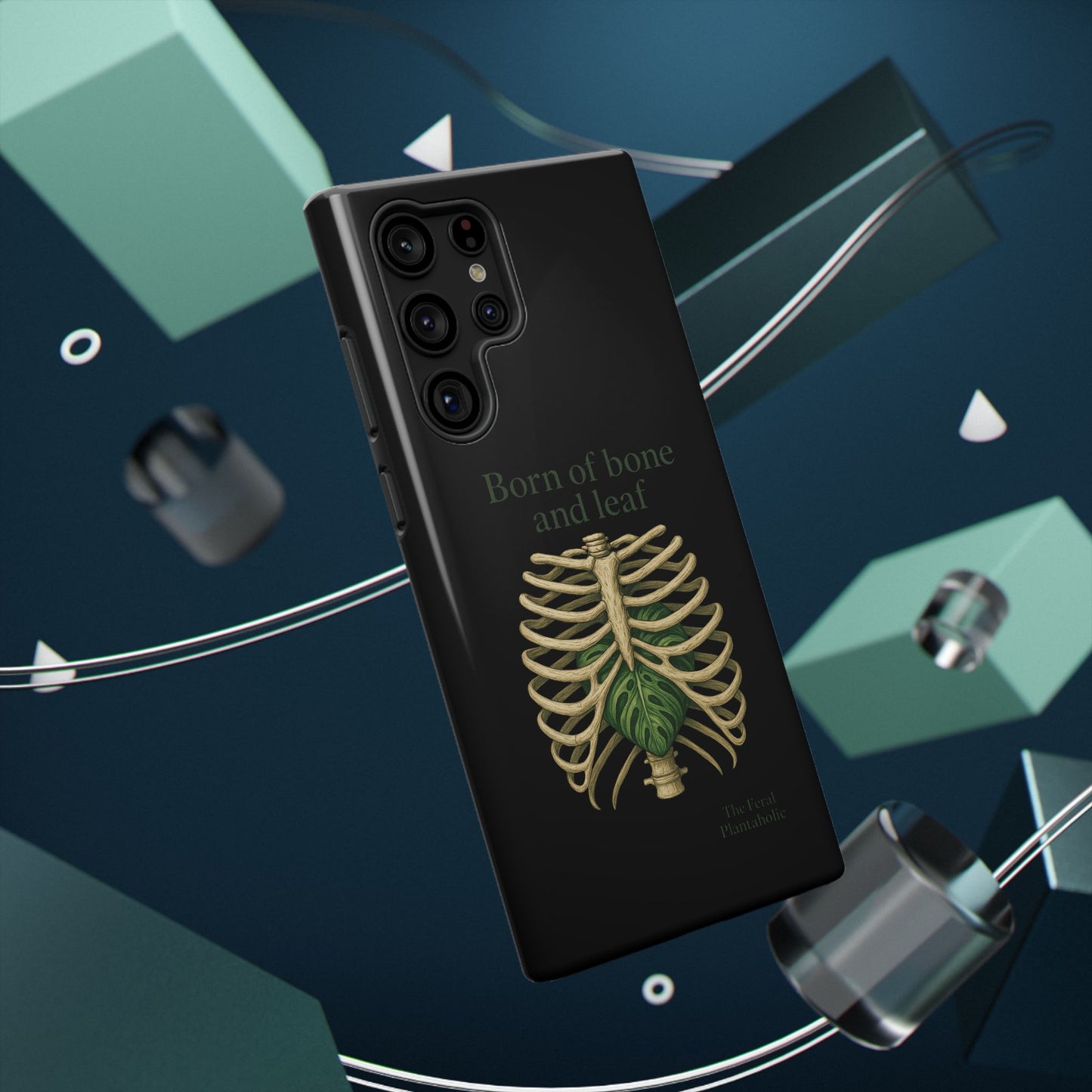 Born of Bone and Leaf Phone Case — Impact-Resistant iPhone Cover