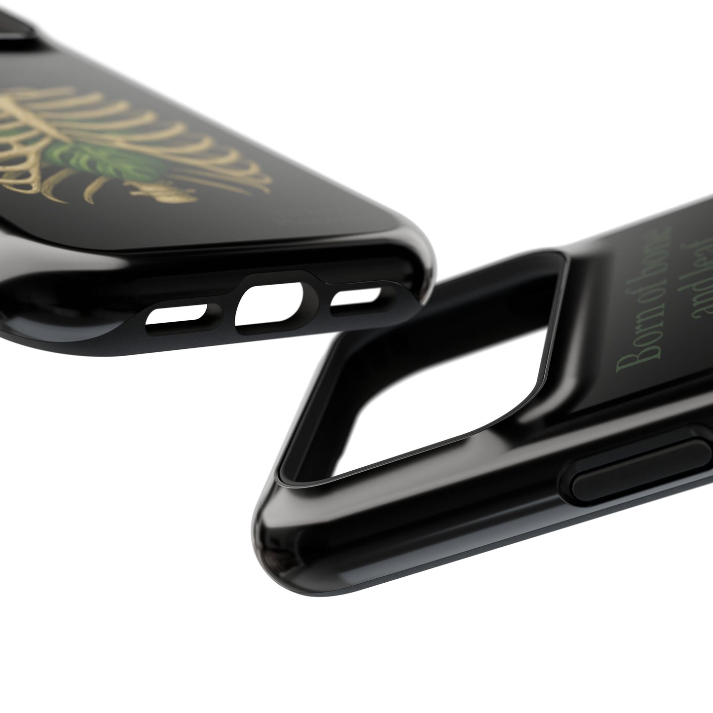 Born of Bone and Leaf Phone Case — Impact-Resistant iPhone Cover