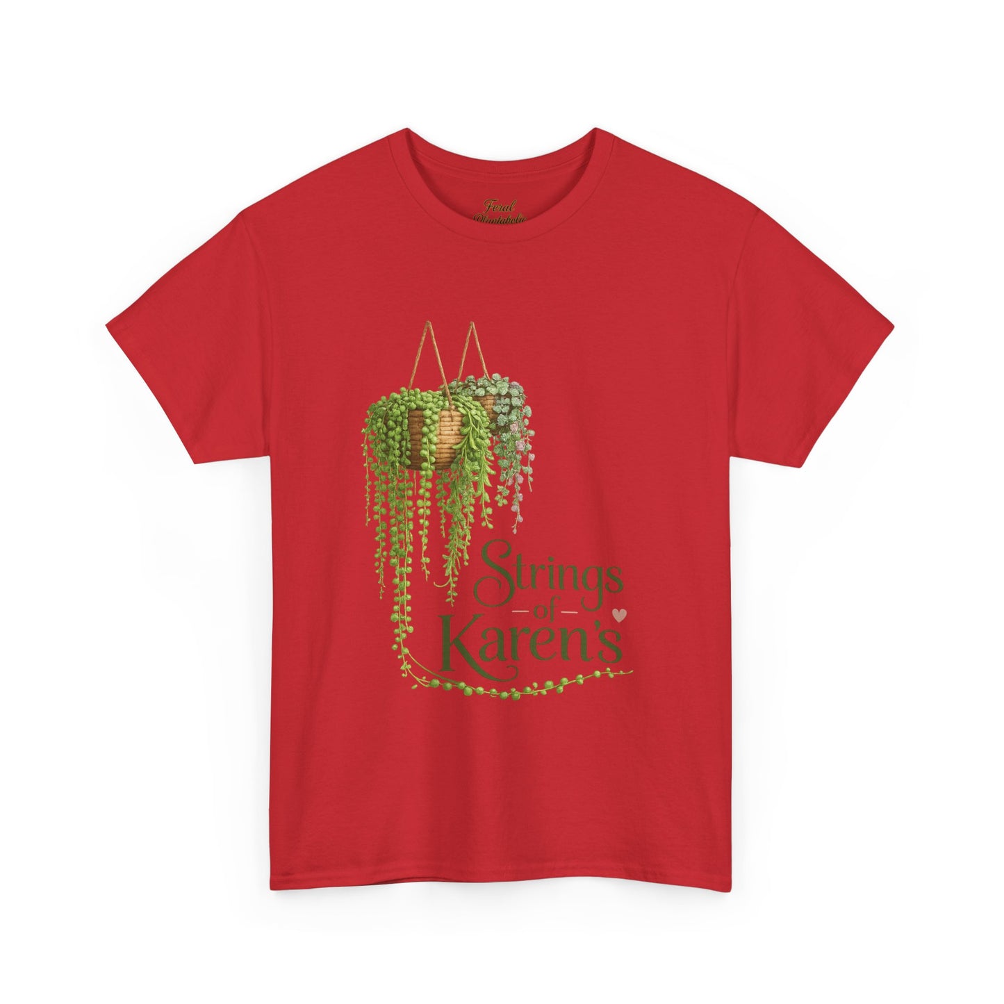 Strings of Karen's Plant Lover T‑Shirt — Hanging Pothos Graphic Tee