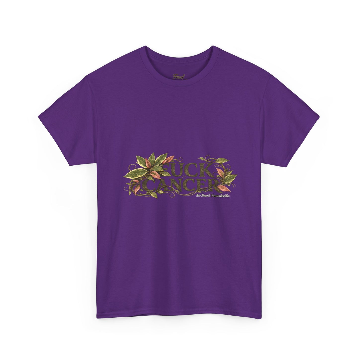 Cancer Survivor Floral Tee — "Fuck Cancer" Awareness T‑Shirt