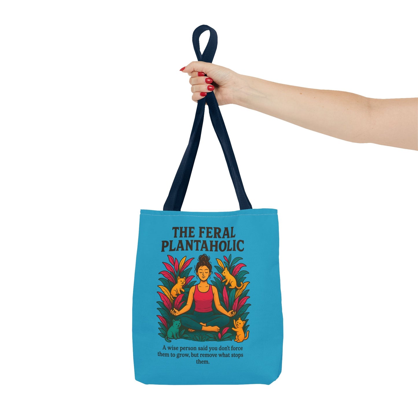 Feral Plantaholic Tote Bag - Eco-Friendly Shopping Bag, Gardening Lover Gift, Nature Enthusiast Accessory, Earth Day Must-Have