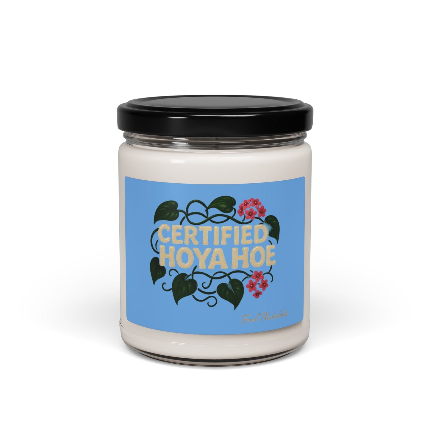 Certified Hoya Hoe Scented Soy Candle, Perfect Gift for Plant Lovers, Home Decor, Relaxation, Self-Care, Birthday, Housewarming