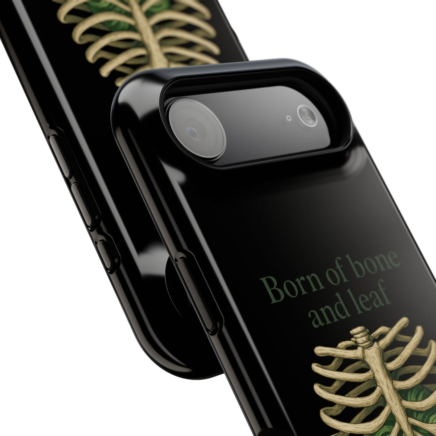 Born of Bone and Leaf Phone Case — Impact-Resistant iPhone Cover