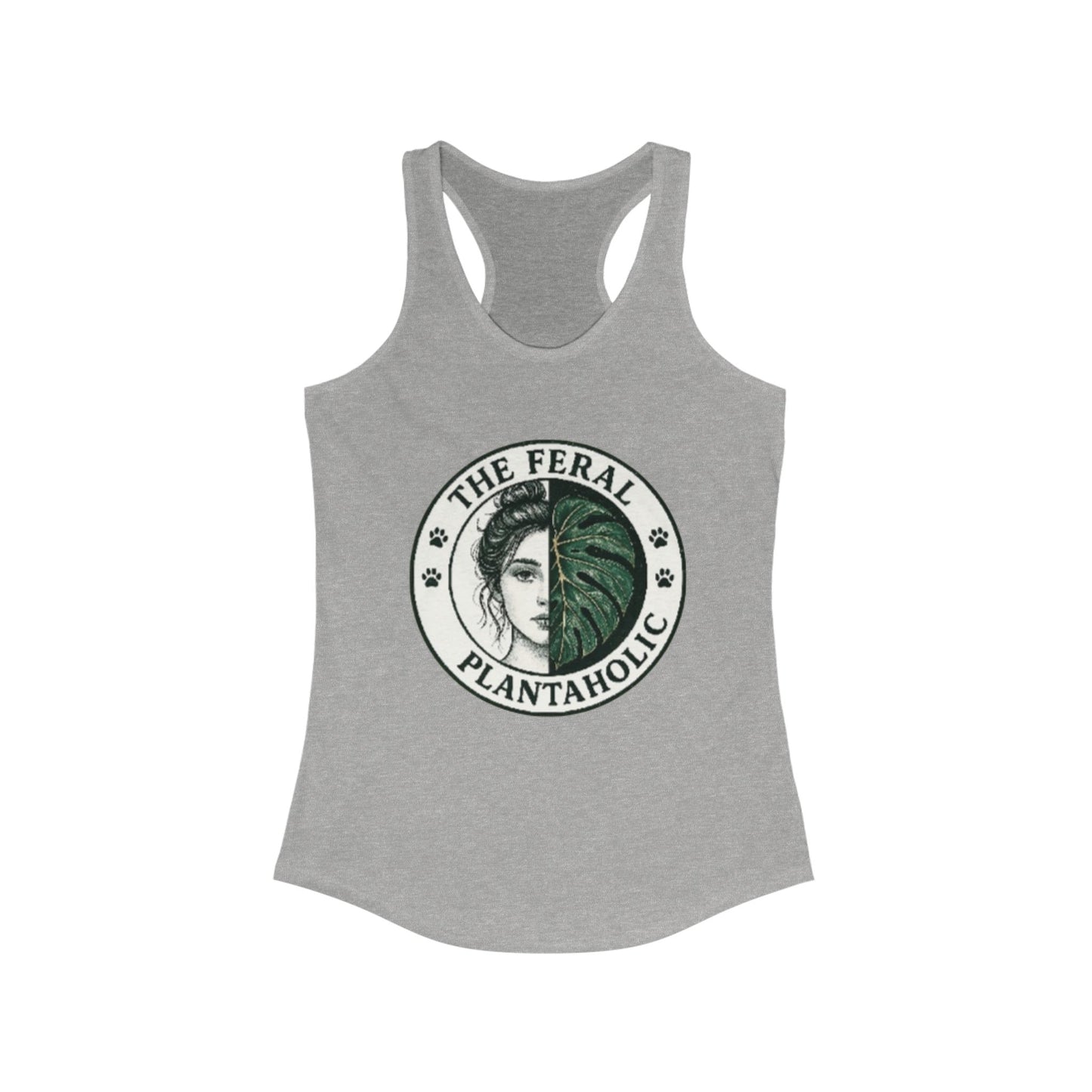 Feral Plantaholic Tank Top | Eco-Lover Gift | Summer Workout Top | Botanical Enthusiast Apparel | Nature Lover Tee