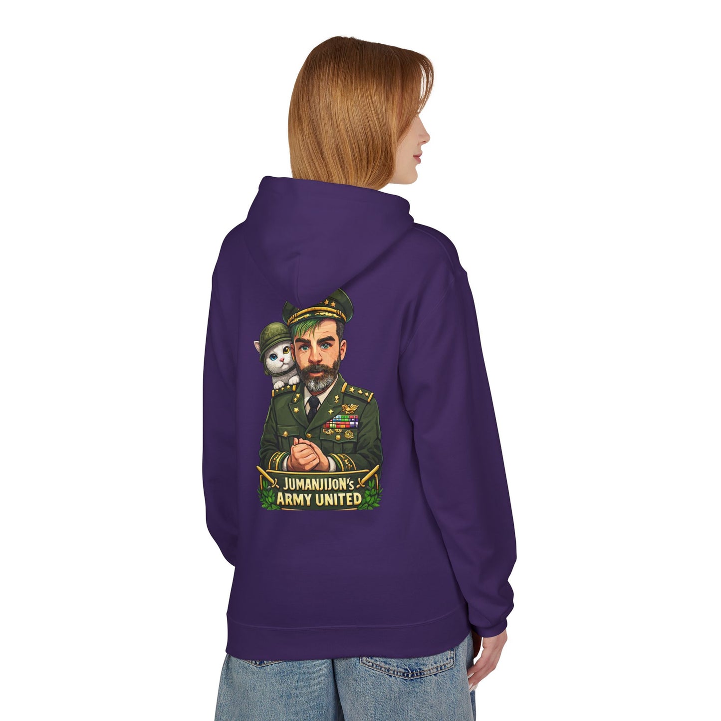 JUMANGIJON ARMY Hoodie — Jumanjiun’s Army United Graphic Hoodie (White)
