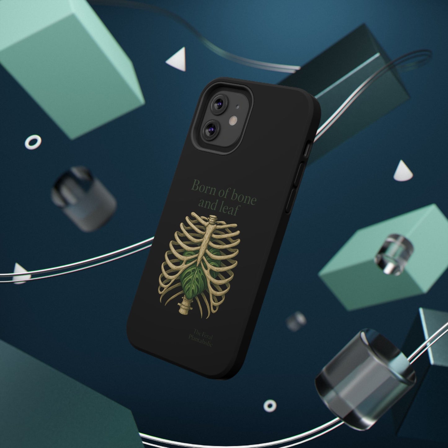 Born of Bone and Leaf Phone Case — Impact-Resistant iPhone Cover