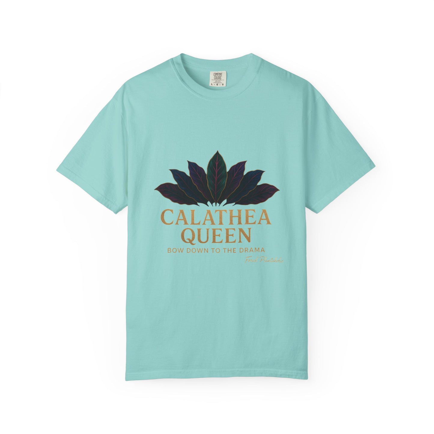Calathea Queen T-Shirt | Unisex Plant Lover Tee, Botanical Gift, Houseplant Apparel, Nature Lover Wear, Eco-Friendly Statement Top