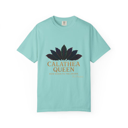 Calathea Queen T-Shirt | Unisex Plant Lover Tee, Botanical Gift, Houseplant Apparel, Nature Lover Wear, Eco-Friendly Statement Top