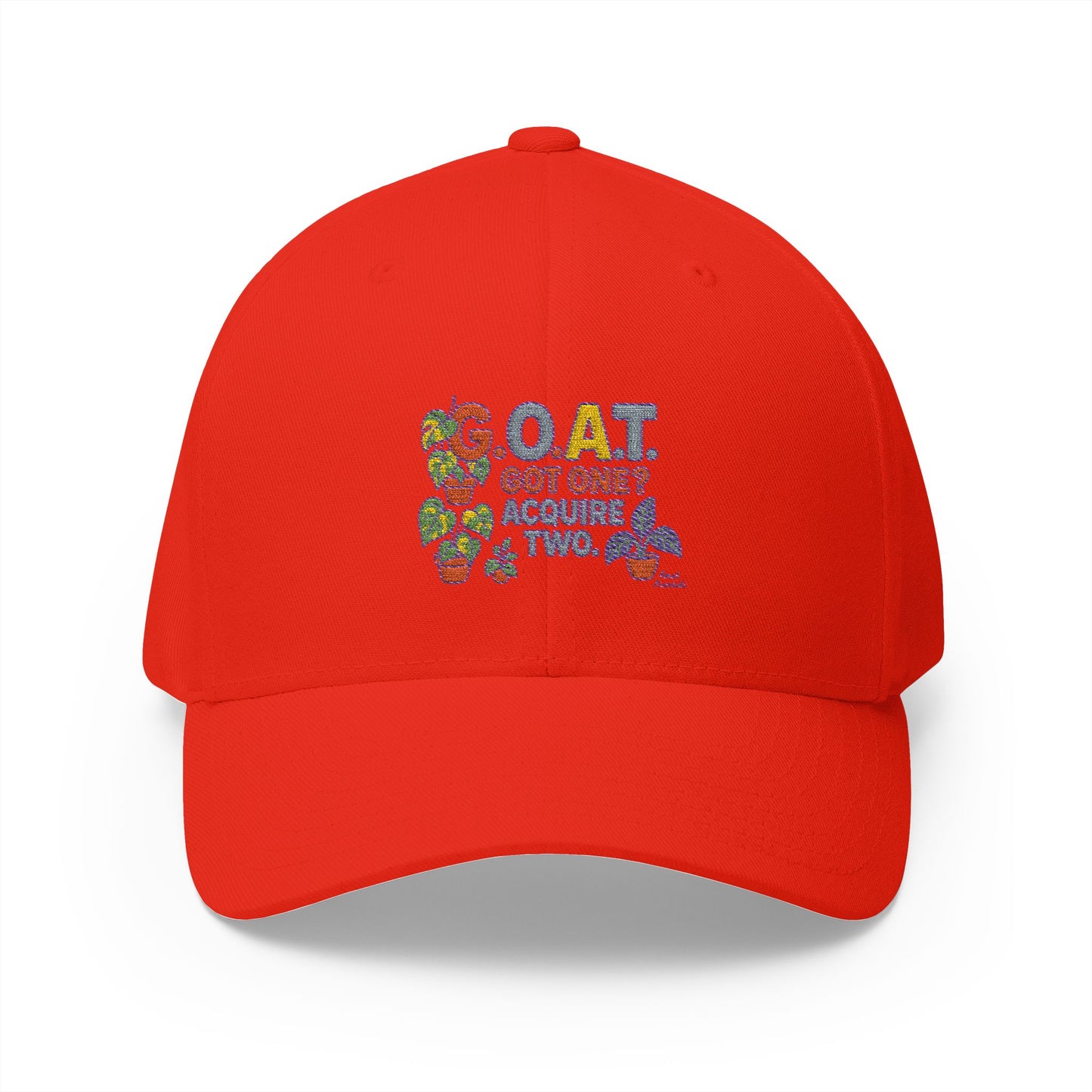 Embroidered Cap with Fun Design, Baseball Hat, G.O.A.T. Hat, Outdoor Gear, Gift for Sports Lovers, Adjustable Hat