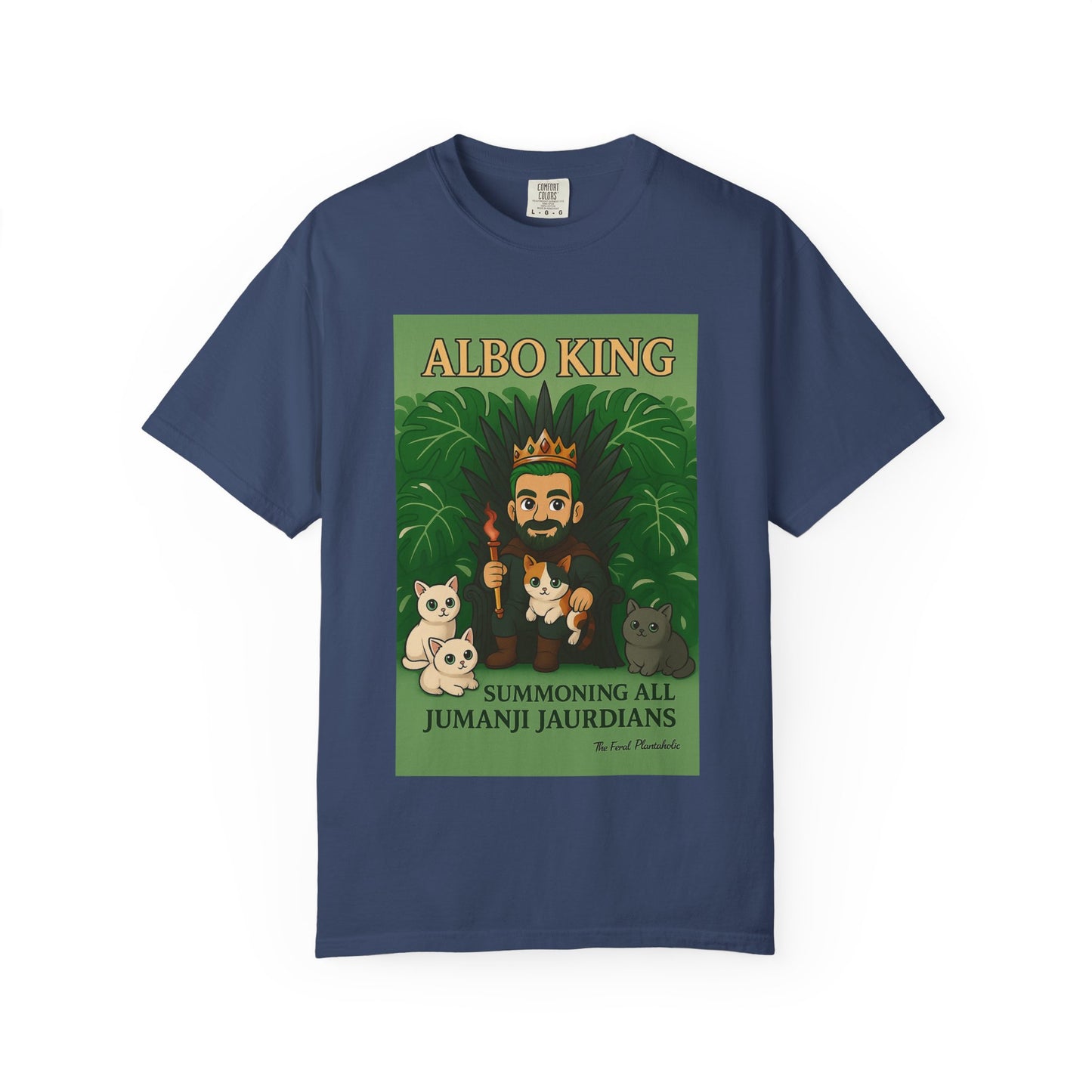 Albo King T-Shirt – "Summoning All Jumanji Jaurdians" Graphic Tee