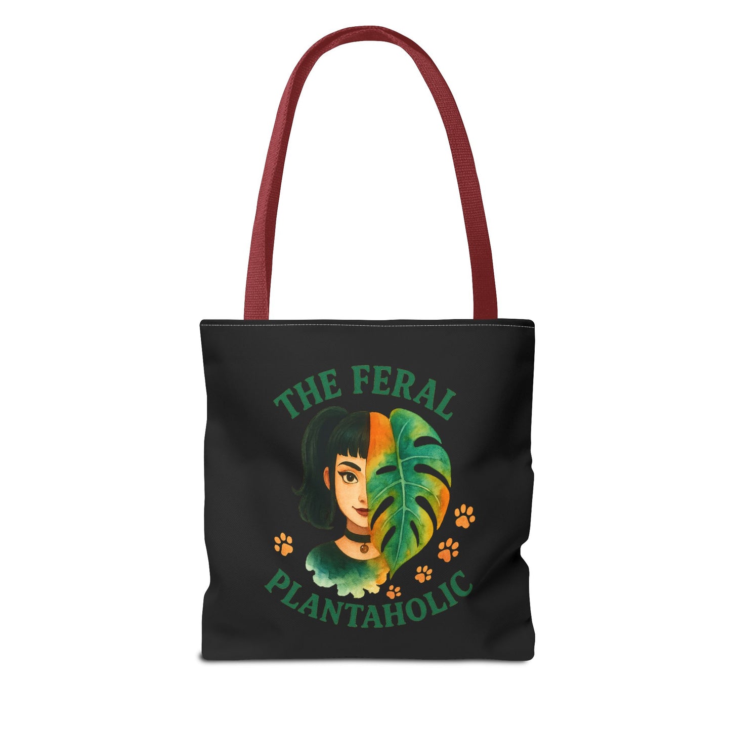 Feral Plantaholic Tote Bag - Eco-Friendly Shopper, Garden Lover Gift, Plant Enthusiast Bag, Botanical Art Tote, Green Thumb Accessory