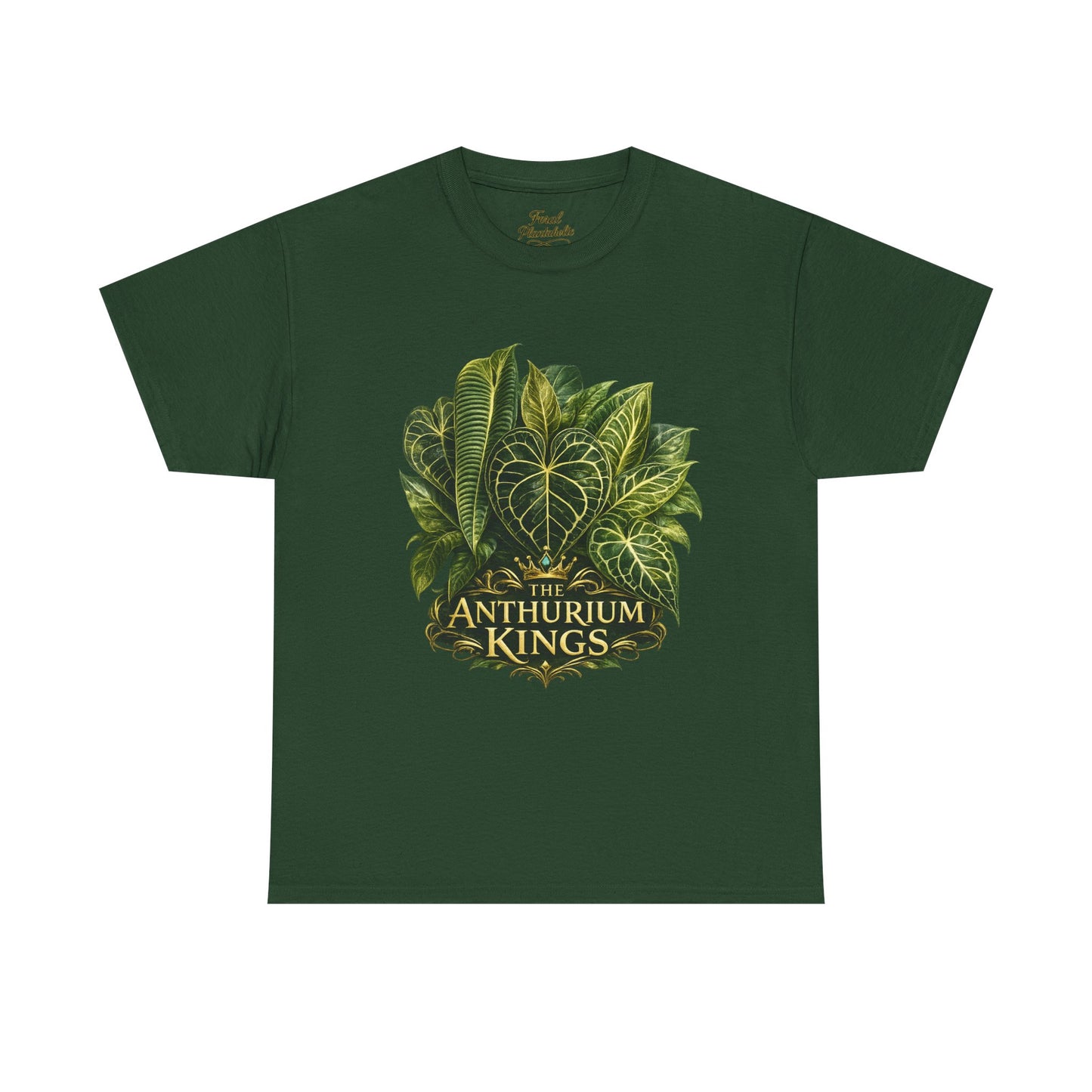 Anthurium Kings Tee — Botanical Green Leaf Plant Lover T-Shirt