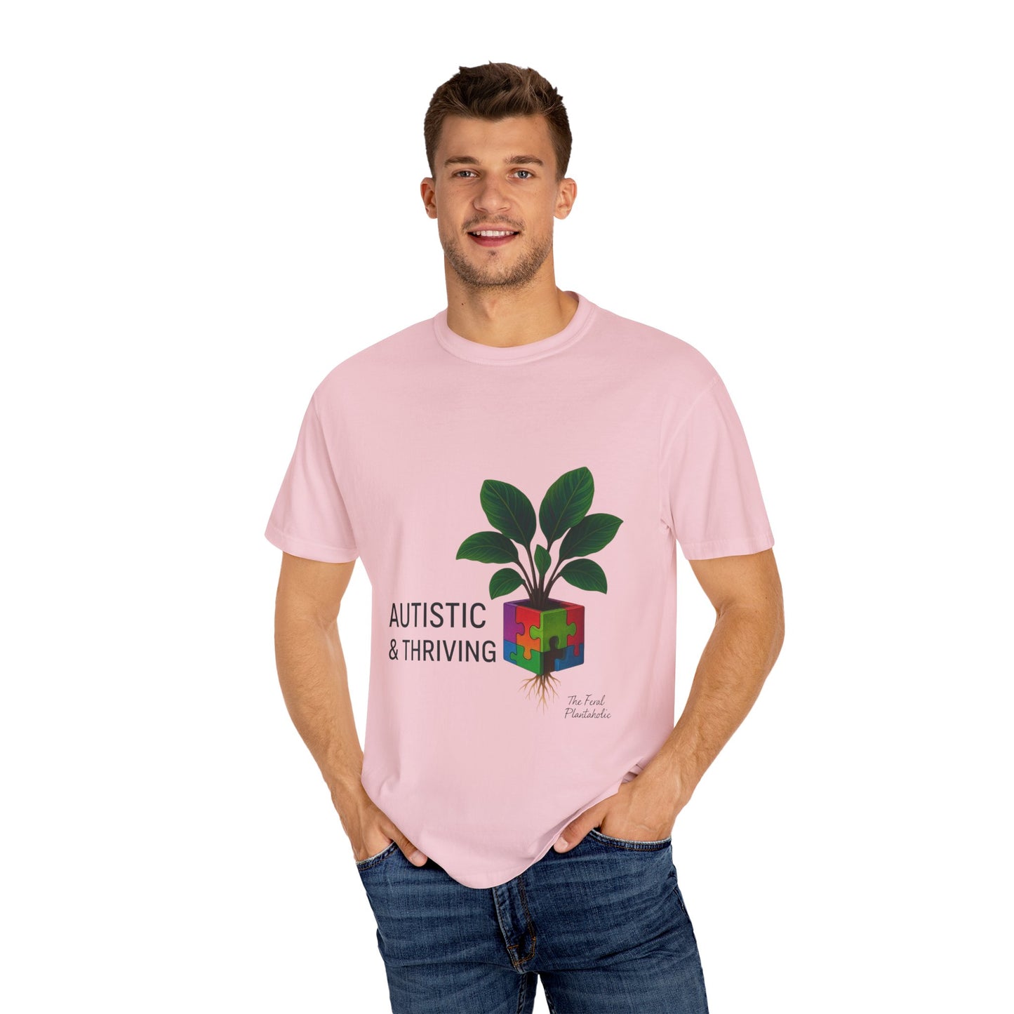 Autistic & Thriving Unisex T-Shirt, Conscious Fashion, Gift for Autism Awareness, Eco-Friendly Apparel, Positive Vibes, Everyday Wear