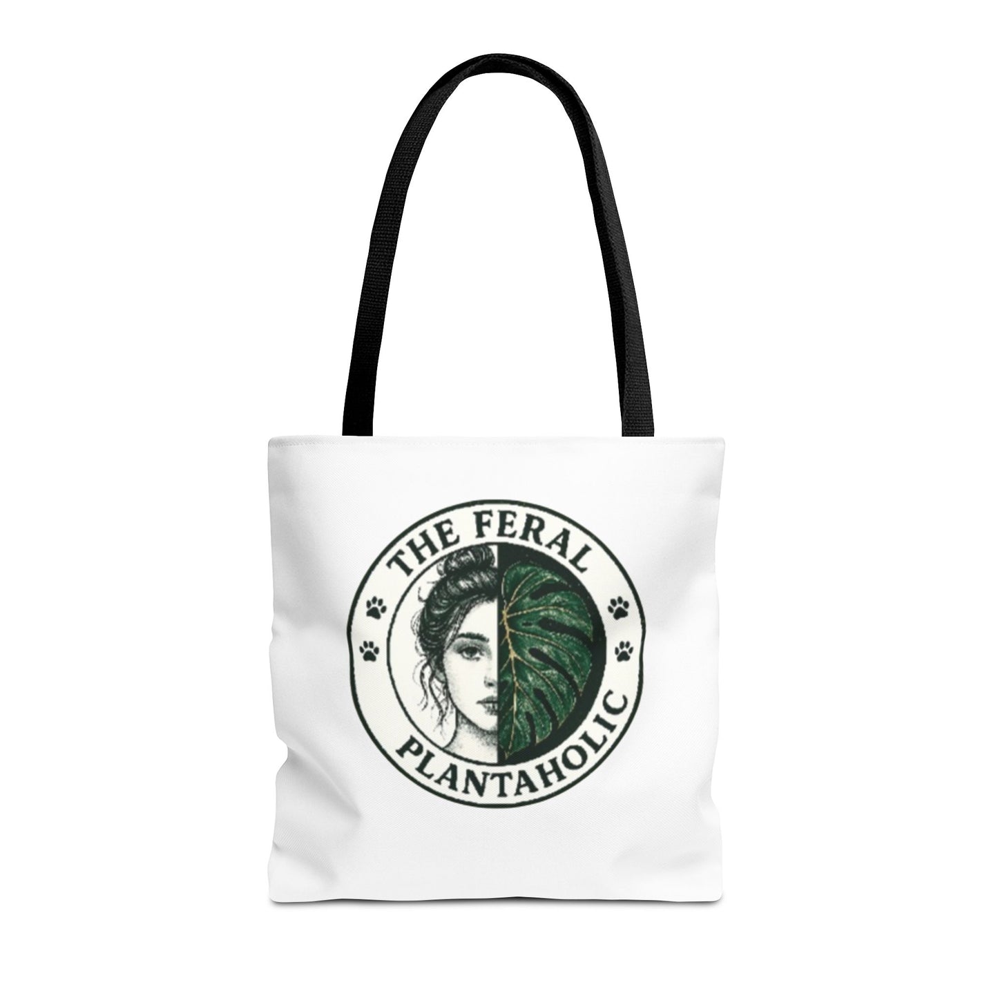 Feral Plantaholic Tote Bag | Eco-Friendly Grocery Bag, Gift for Plant Lovers, Boho Style, Greenery Accessories