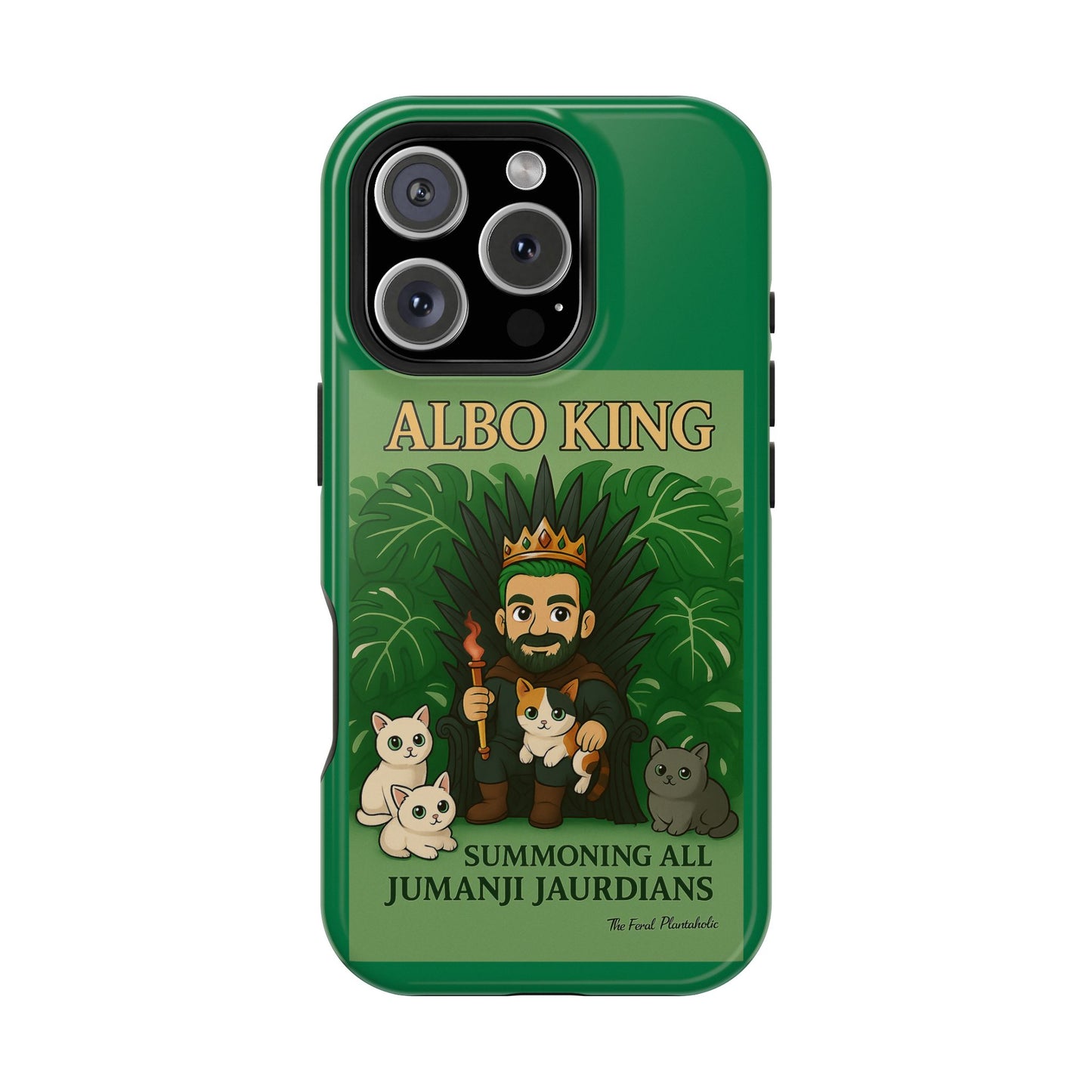 Impact-Resistant Phone Case — "Albo King" Jumanji Guardian Design