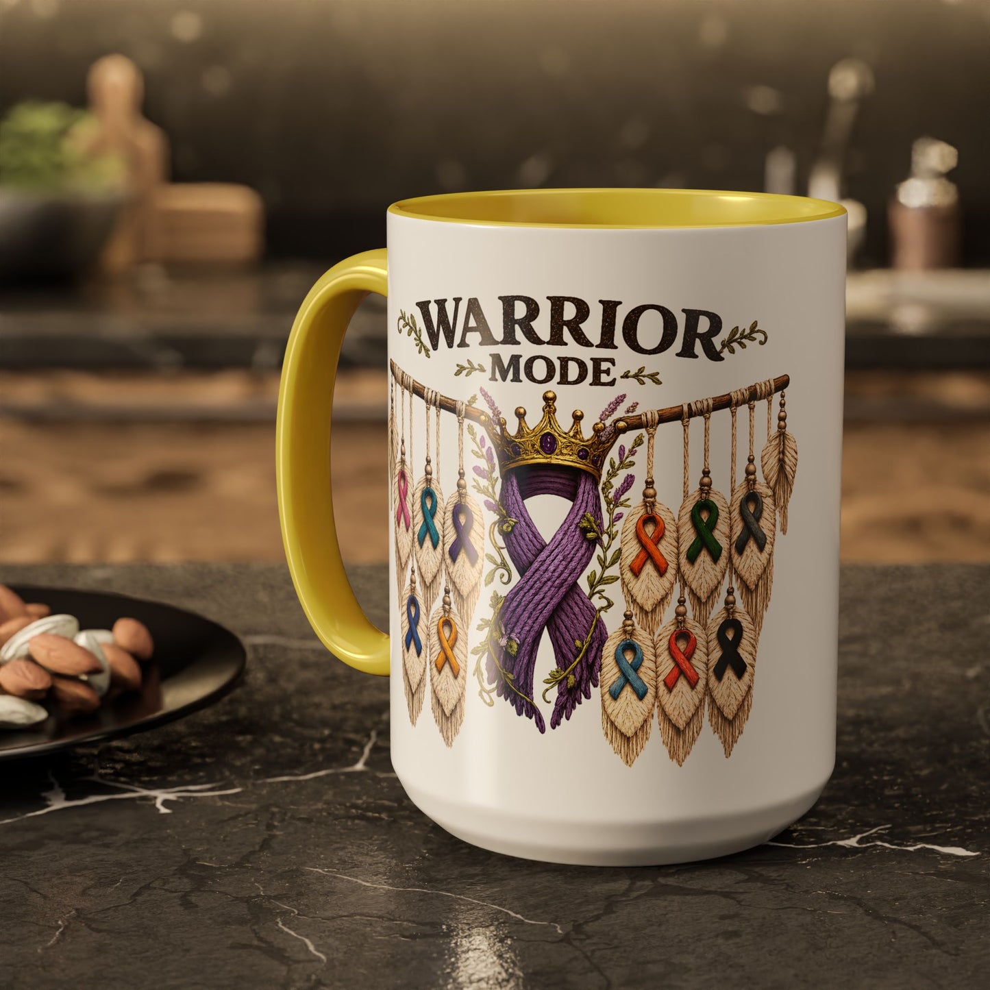 Cancer Awareness Dreamcatcher Coffee Mug (11oz, 15oz)