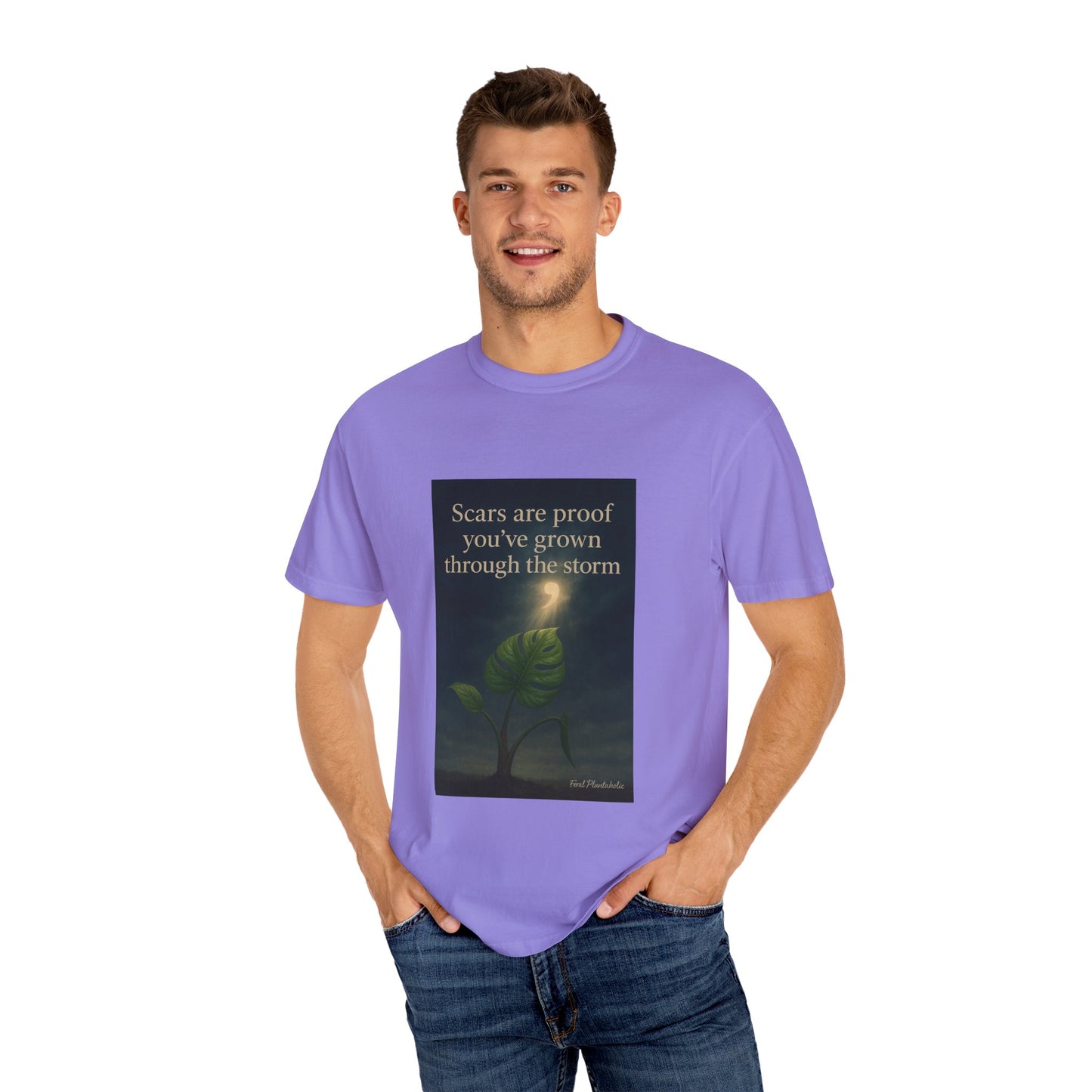 Inspiring Growth T-Shirt - Scars are Proof, Perfect for Motivational Gifts, Self-Care, Encouragement, Unisex Apparel