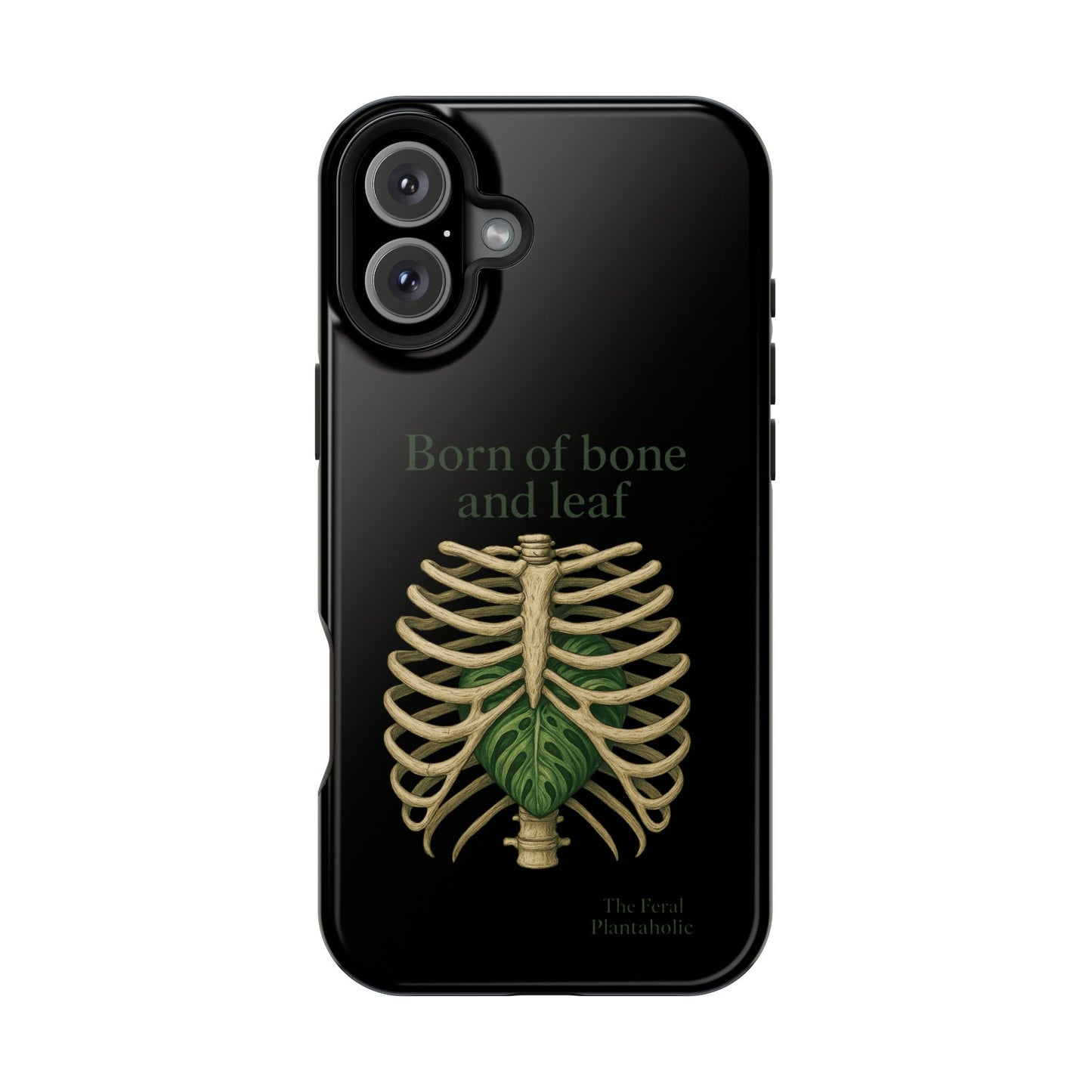 Born of Bone and Leaf Phone Case — Impact-Resistant iPhone Cover