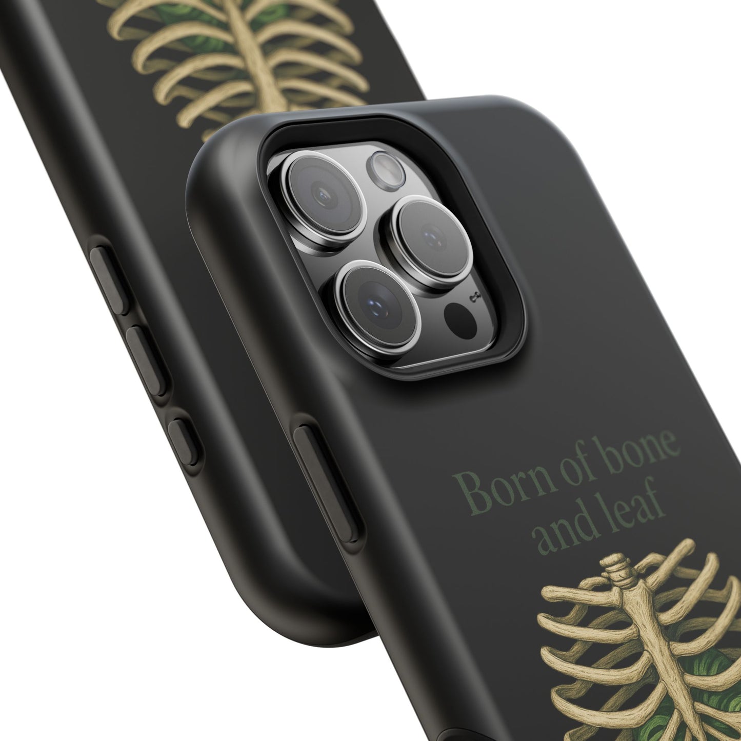 Born of Bone and Leaf Phone Case — Impact-Resistant iPhone Cover