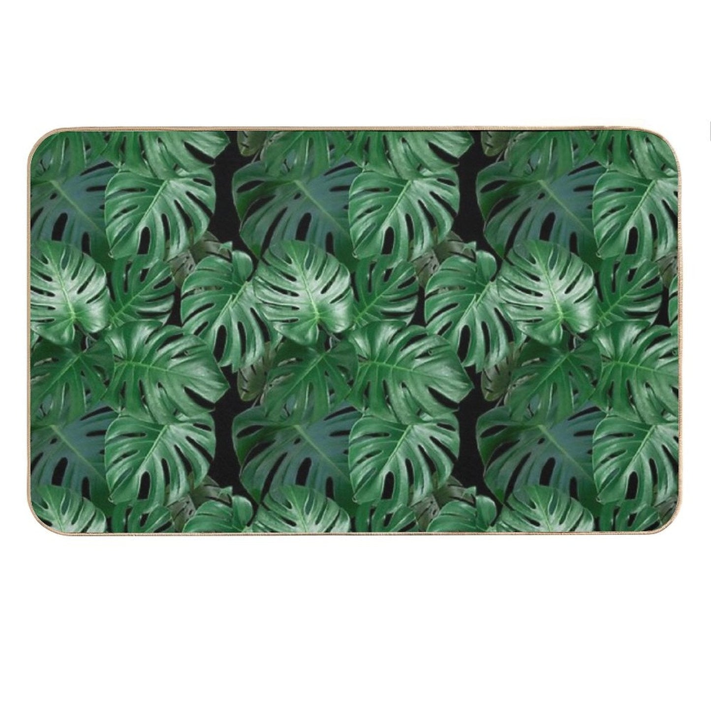 Monstera Madness Bath Mat