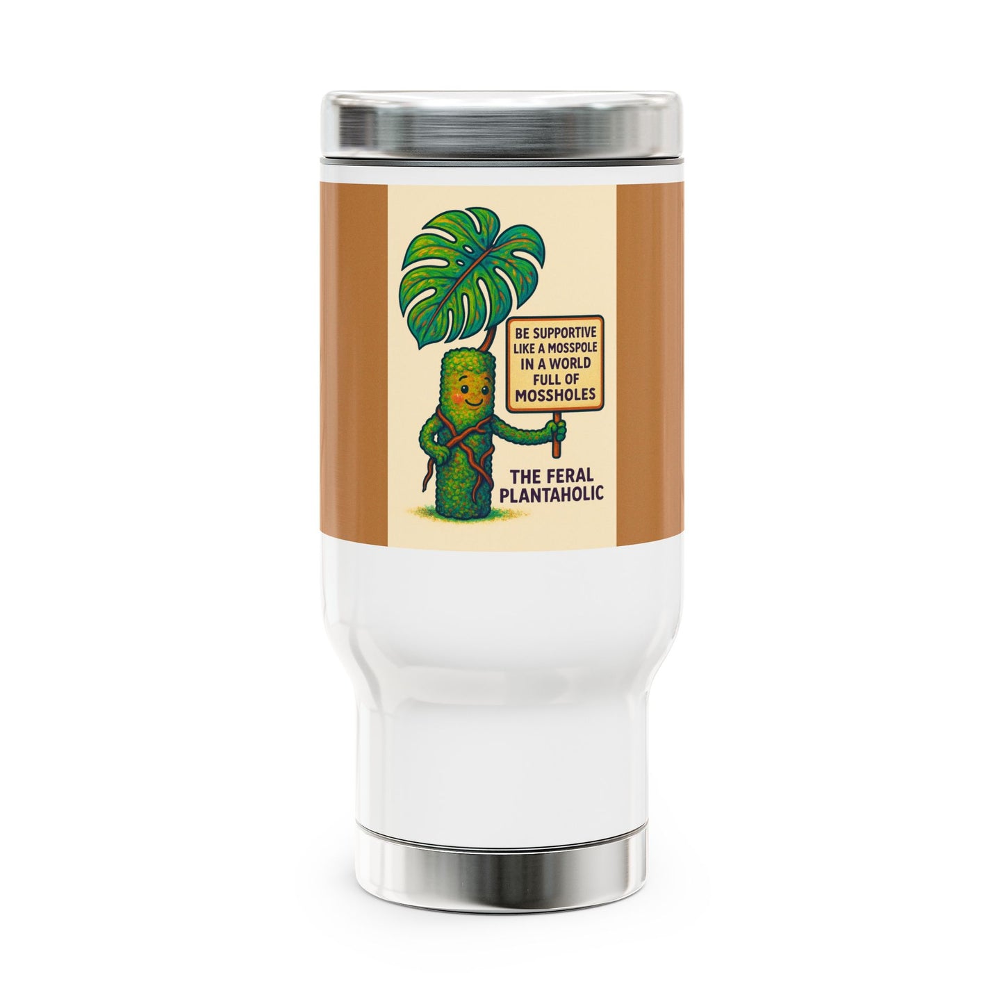 Personalized Travel Mug, Insulated Coffee Cup, Nature Lover Gift, Customizable Stainless Steel, Perfect for Holidays