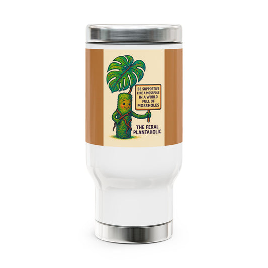 Personalized Travel Mug, Insulated Coffee Cup, Nature Lover Gift, Customizable Stainless Steel, Perfect for Holidays