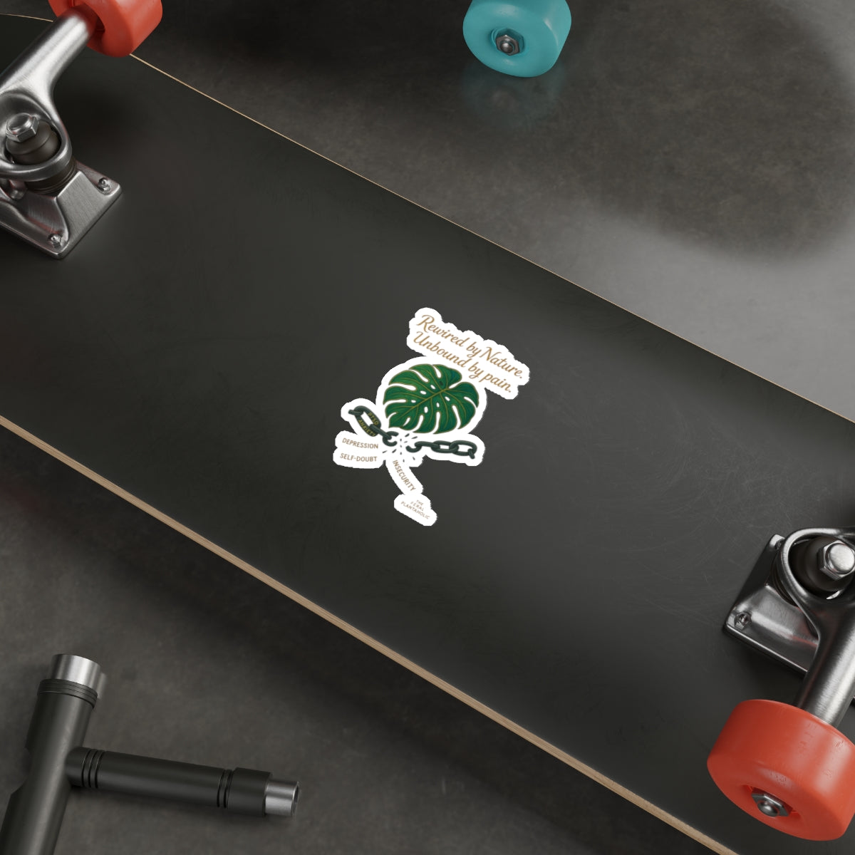 Rewired by Nature Die-Cut Stickers - Empowering Design for Mindfulness and Self-Discovery