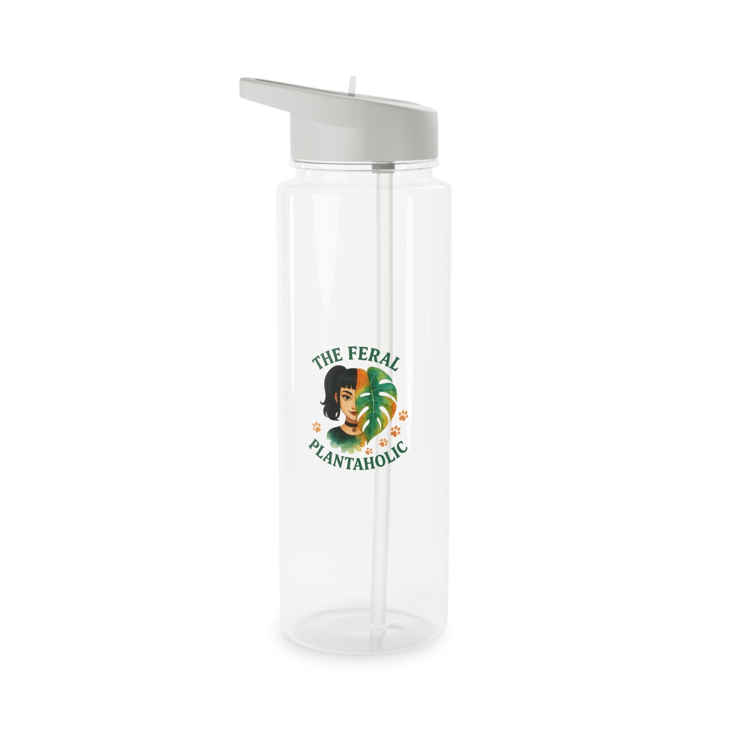 Feral Plantaholic Water Bottle, Eco-Friendly Hydration, Gift for Plant Lovers, Sustainable Hydration, Indoor Gardeners, Nature Enthusiasts