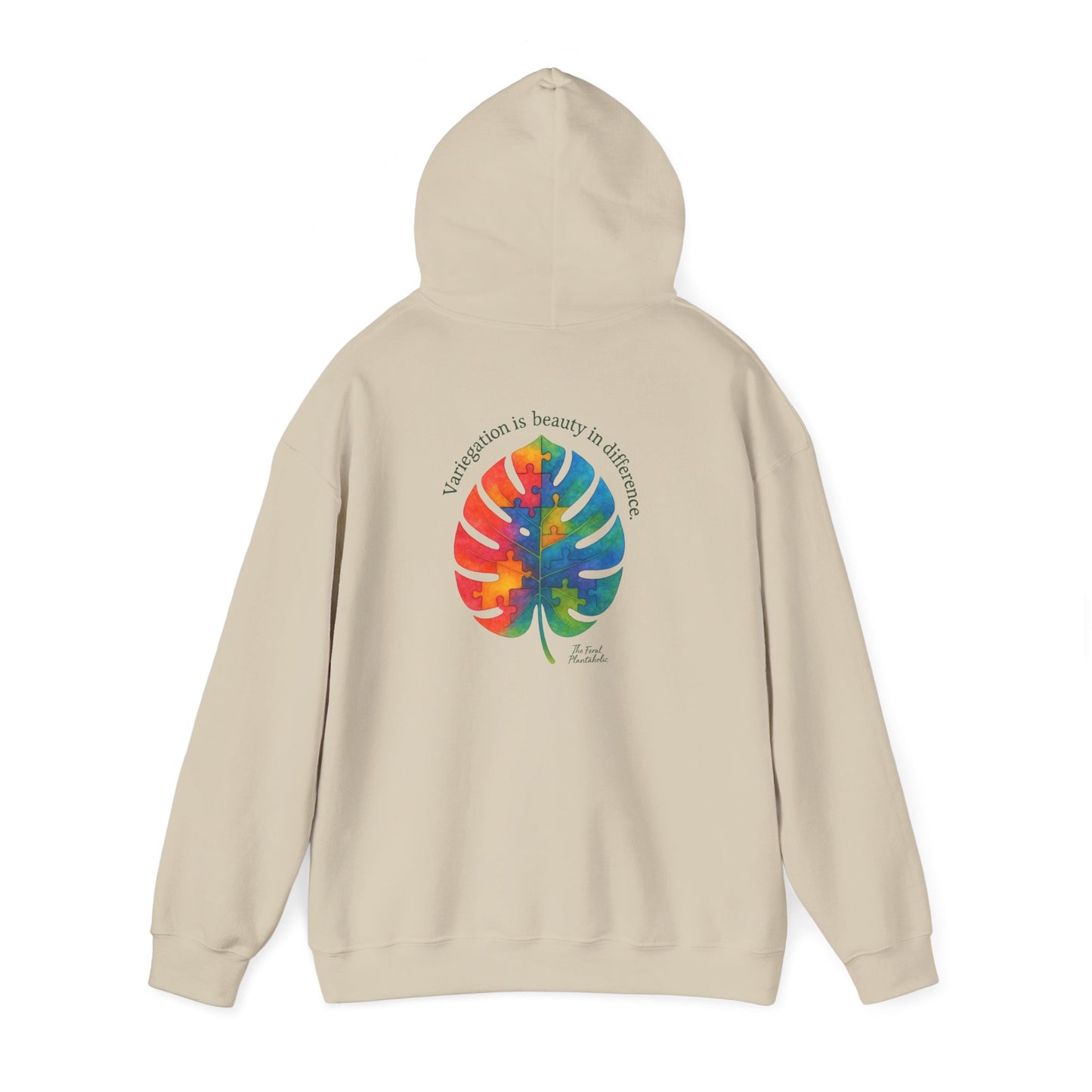 Tropical Vibes Hoodie | Unisex Heavy Blend™ Hooded Sweatshirt, Colorful Leaf Design, Cozy Gift, Casual Wear, Summer Essentials
