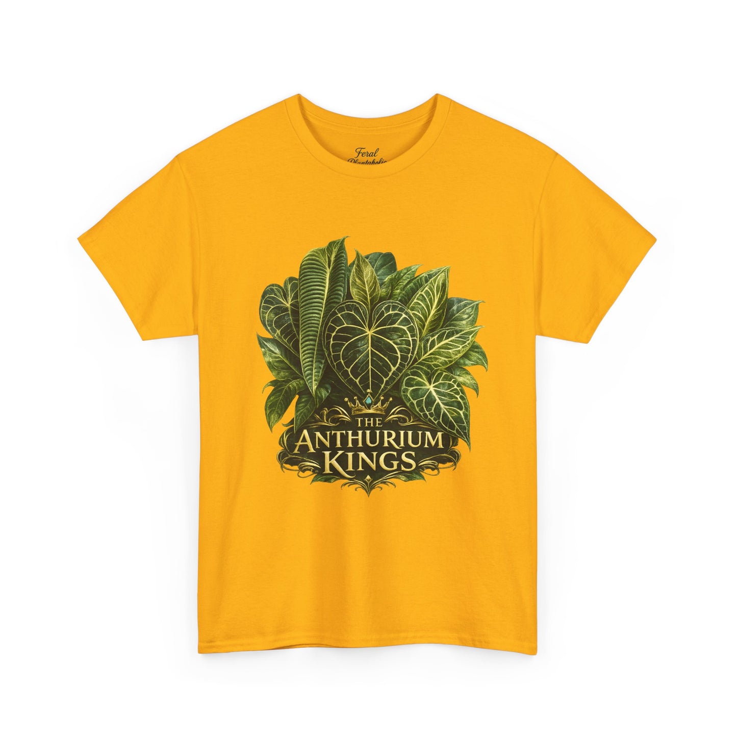 Anthurium Kings Tee — Botanical Green Leaf Plant Lover T-Shirt