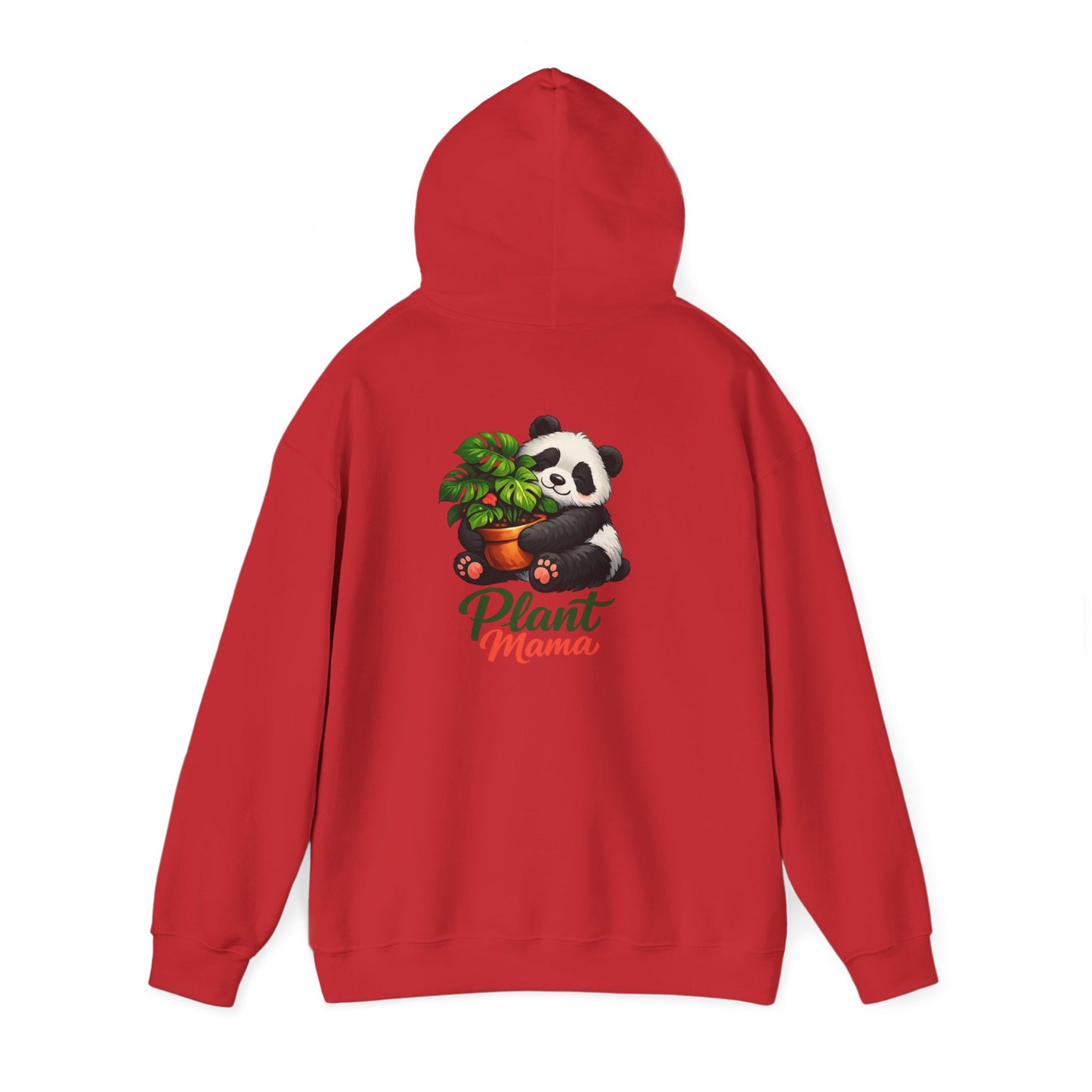 Plant Mama Hoodie — Cute Panda Holding Houseplant Sweatshirt