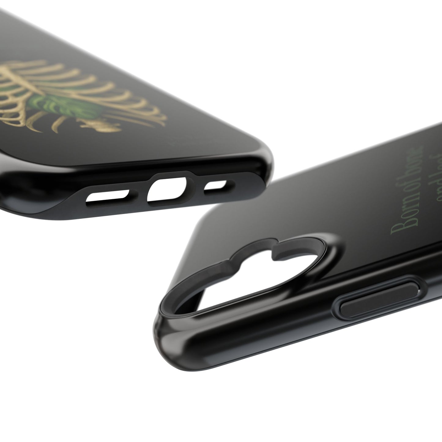 Born of Bone and Leaf Phone Case — Impact-Resistant iPhone Cover