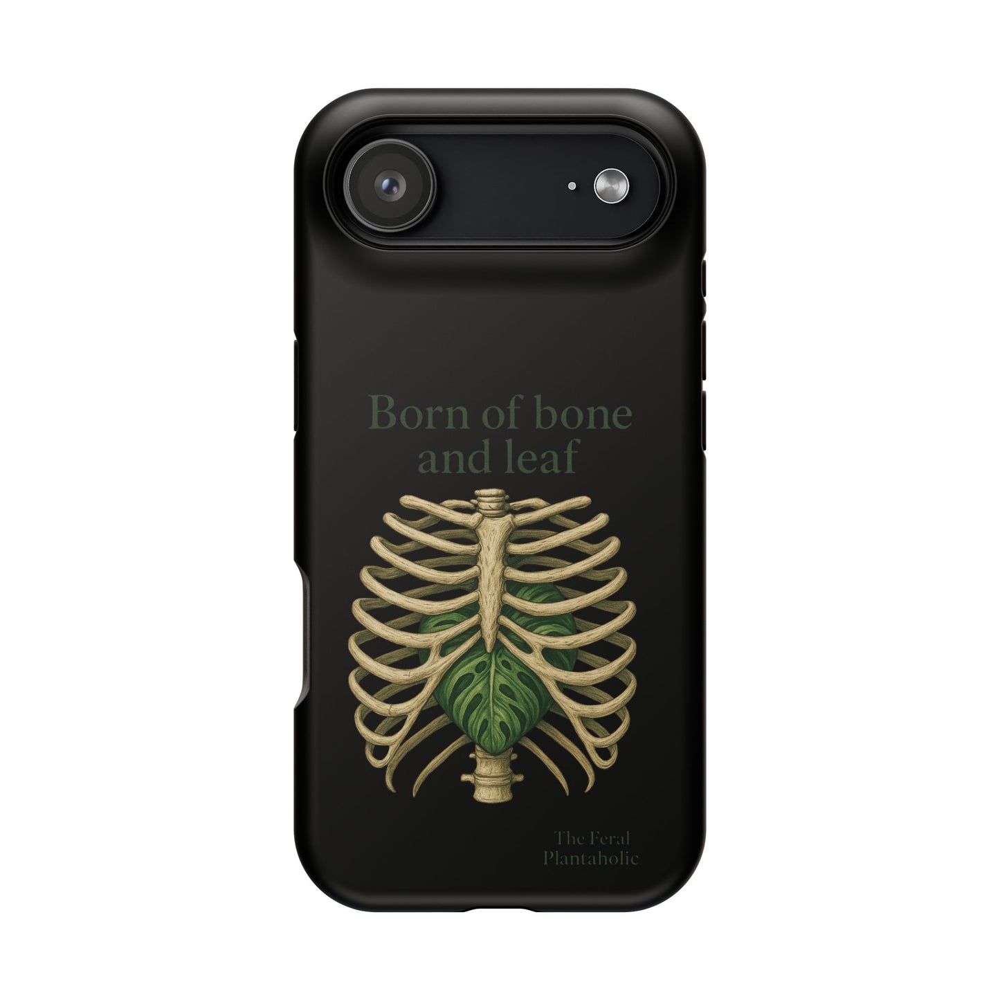 Born of Bone and Leaf Phone Case — Impact-Resistant iPhone Cover