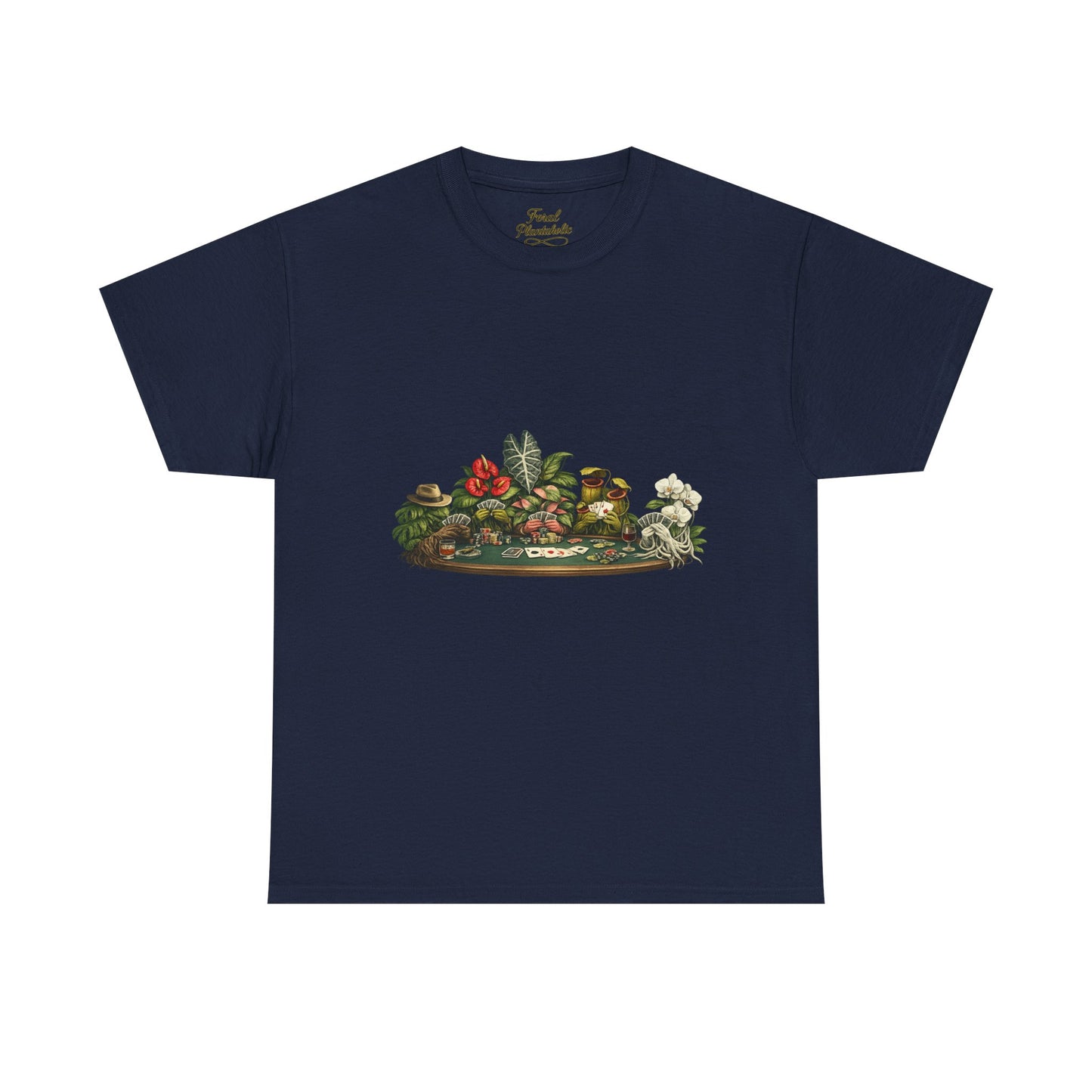 Vintage Botanical Dish Garden Tee — Floral Still Life Graphic T-Shirt