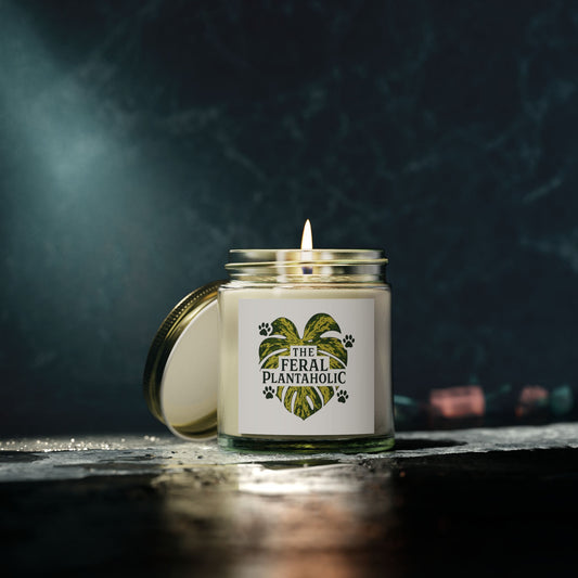 Feral Plantaholic Scented Candles, Aromatherapy, Eco-Friendly, Home Decor, Gifts for Plant Lovers