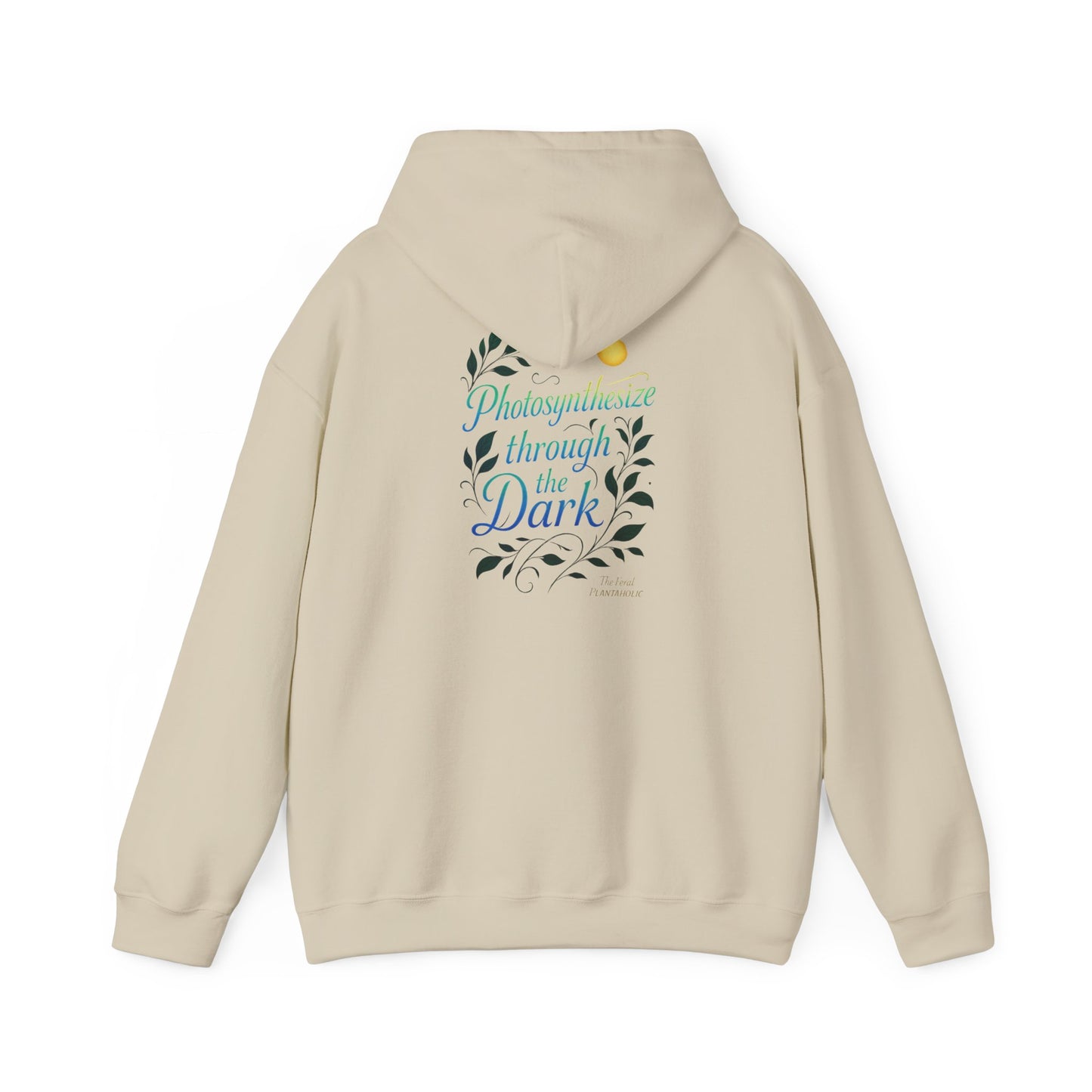 Eco-Friendly Graphic Hoodie for Nature Lovers - 'Photosynthesize through the Dark', Cozy Sweatshirt for Earth Day, Gift for Plant [...]