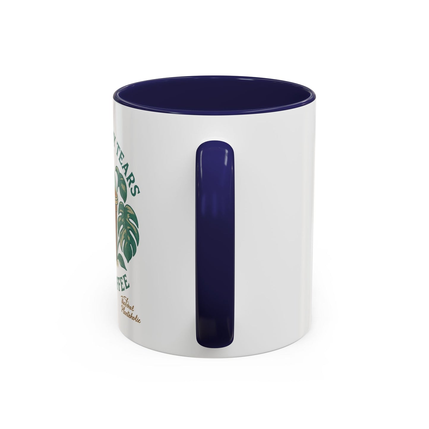 Watered by Tears and Coffee Mug, Funny Coffee Cup, Gift for Coffee Lovers, Inspirational Beverage Mug, Unique Kitchen Decor