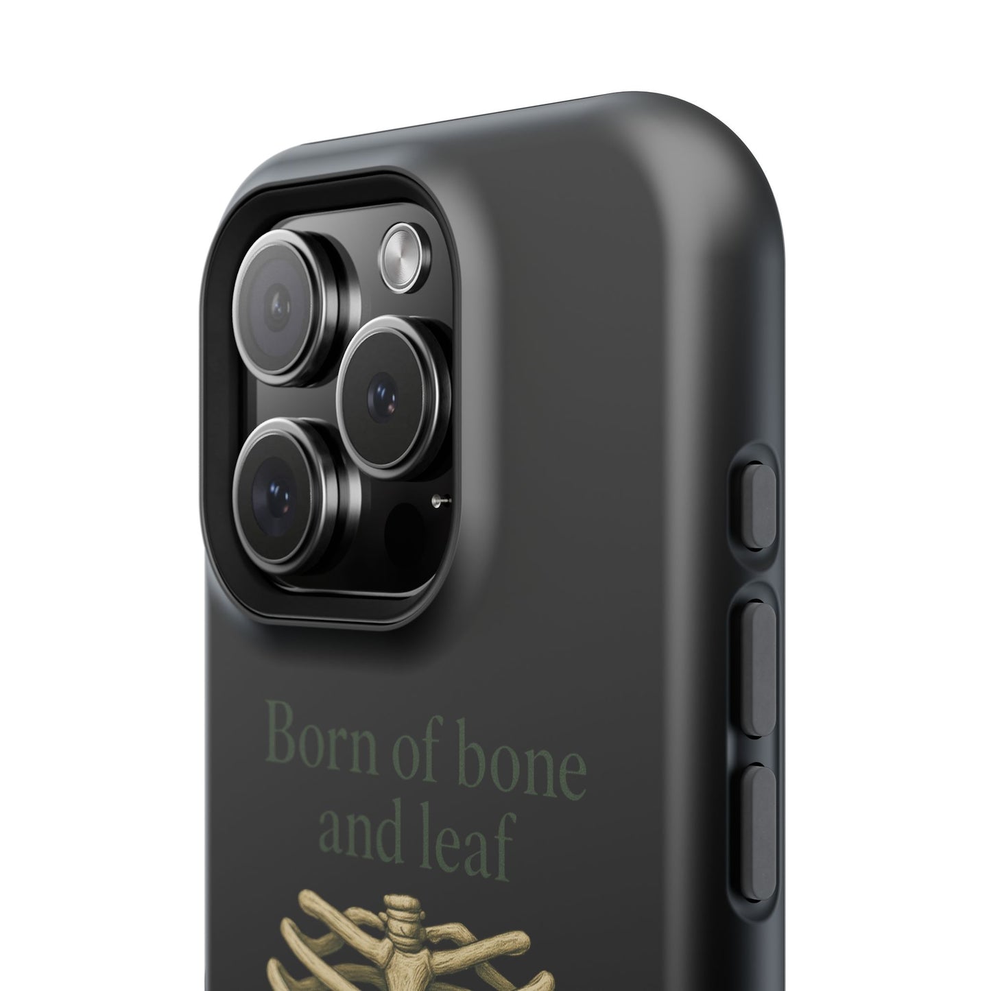 Born of Bone and Leaf Phone Case — Impact-Resistant iPhone Cover