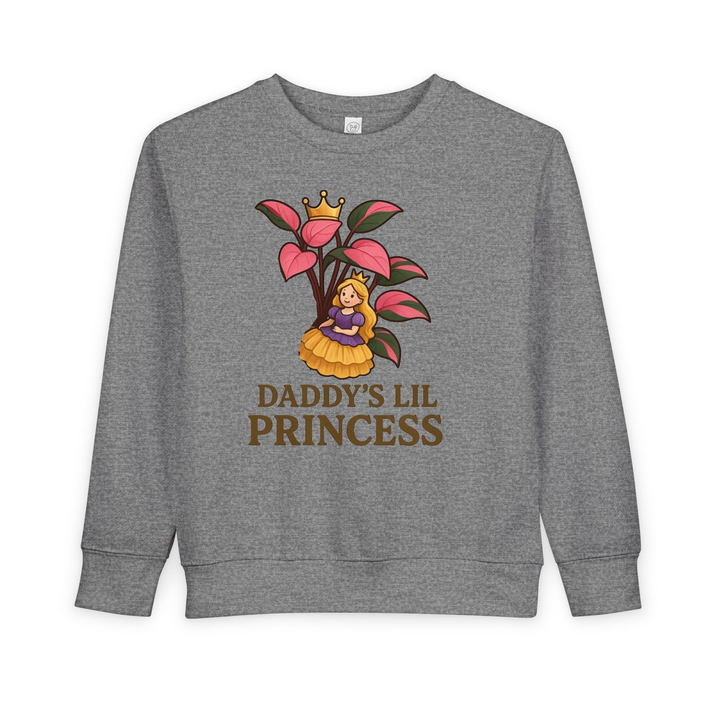 Toddler Sweatshirt - Daddy's Lil Princess, Cute Kids Sweatshirt, Toddler Gifts, Birthday Apparel, Little Princess Outfit, Baby Shower Gift