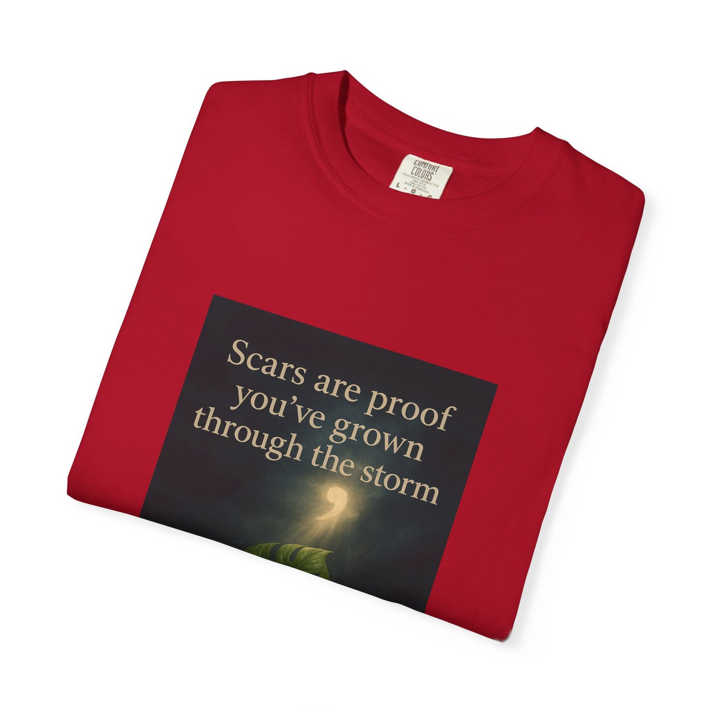 Inspiring Growth T-Shirt - Scars are Proof, Perfect for Motivational Gifts, Self-Care, Encouragement, Unisex Apparel