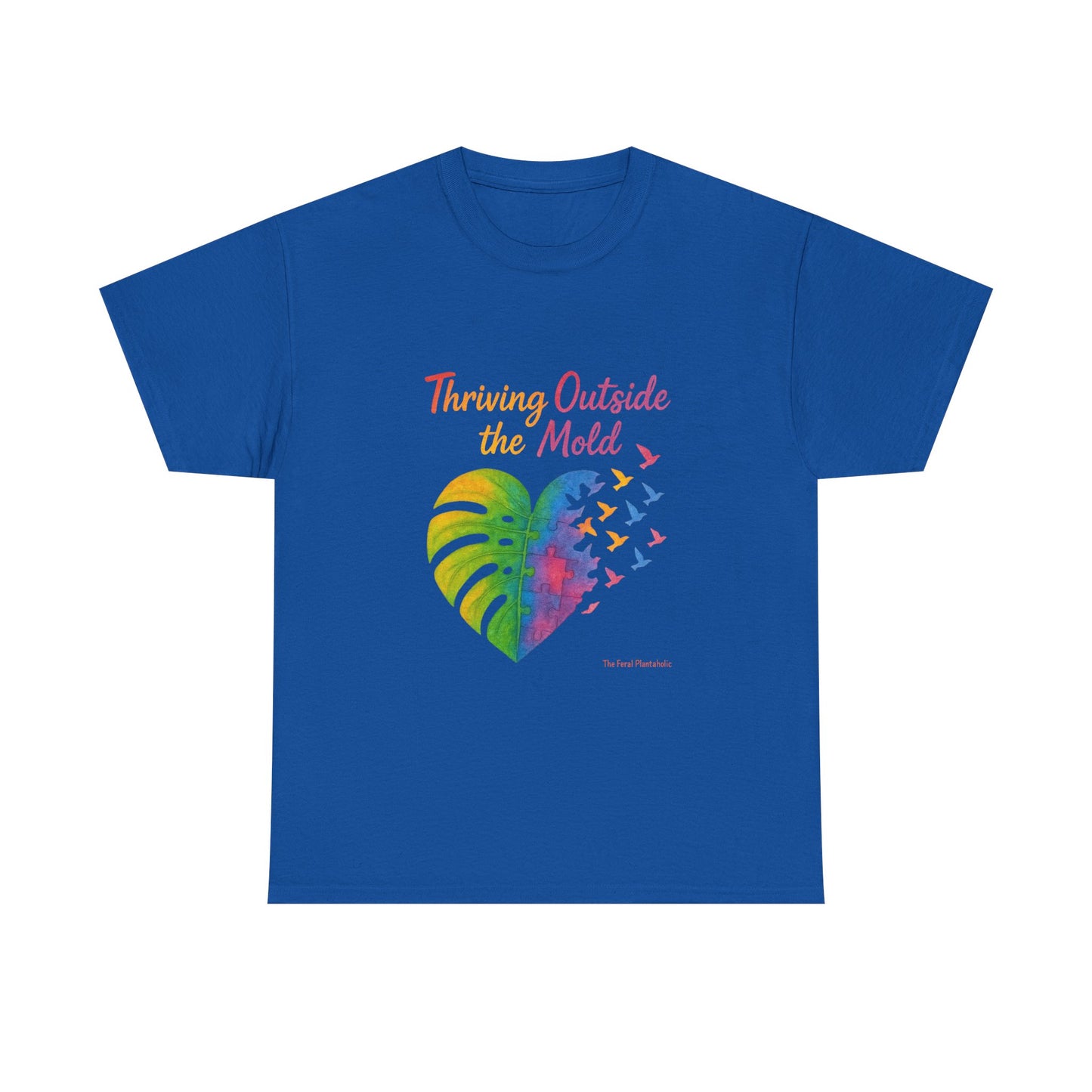 Colorful Inspirational T-Shirt, Unisex Heavy Cotton Tee for Moods, Casual Wear, Gifts for Friends, Self-Love, Spring Fashion