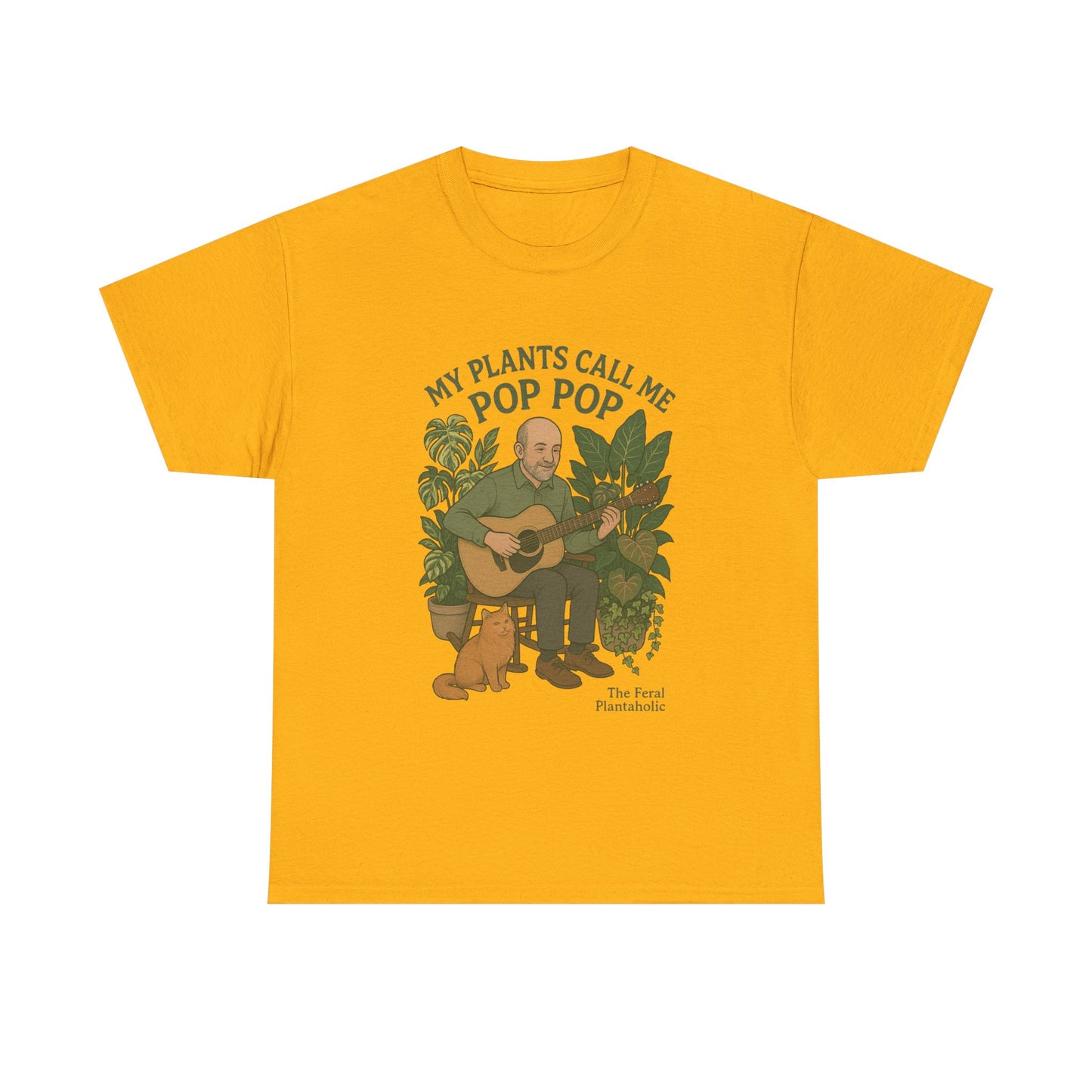 My Plants Call Me Pop Pop Tee, Unisex Cotton Shirt for Plant Lovers, Gift for Father's Day, Gardening T-Shirt, Casual Everyday Wear, [...]