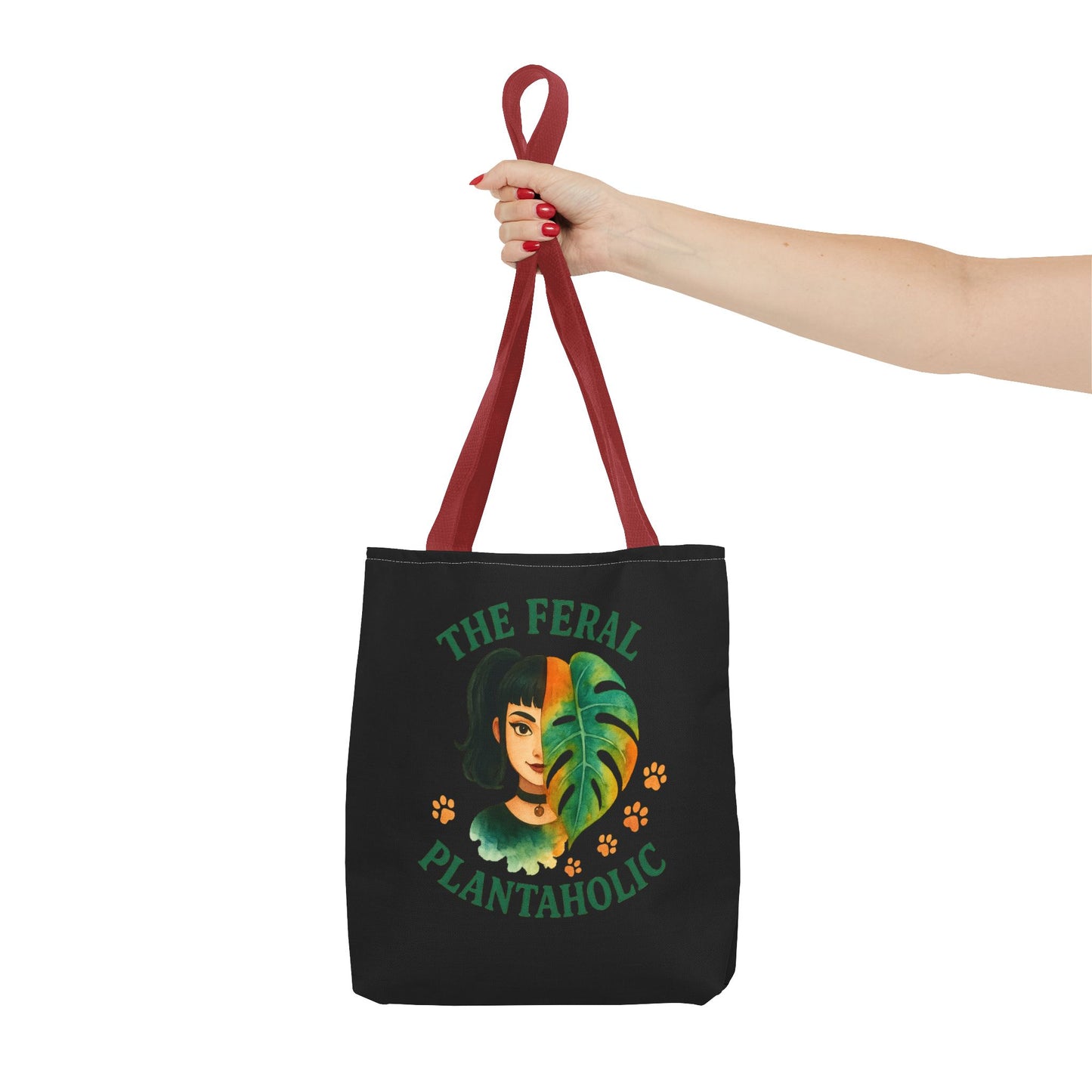 Feral Plantaholic Tote Bag - Eco-Friendly Shopper, Garden Lover Gift, Plant Enthusiast Bag, Botanical Art Tote, Green Thumb Accessory