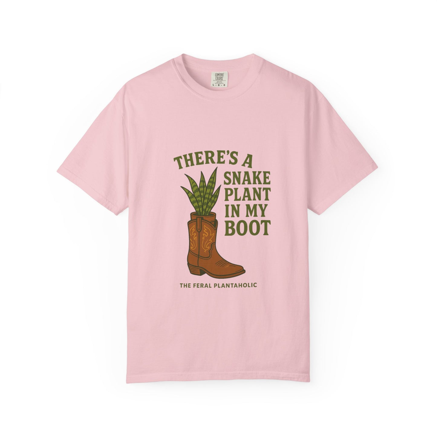 Snake Plant in My Boot T-Shirt | Unisex Garment-Dyed Tee for Plant Lovers, Gardening Gifts, Nature Vibes, Eco-Friendly Clothing, [...]